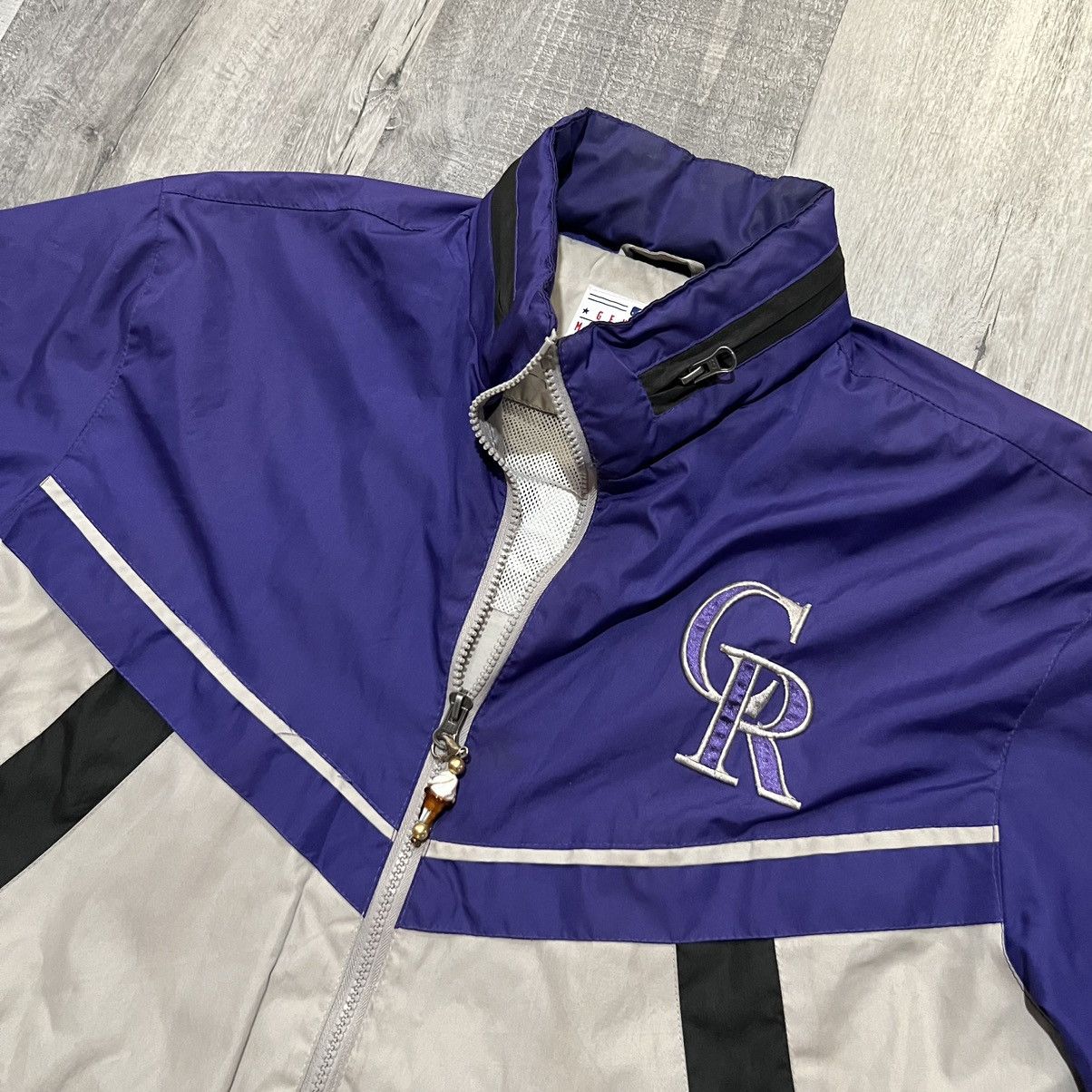 G-III Colorado Rockies Windbreaker Jacket Grey MLB Baseball Jacket Size US L / EU 52-54 / 3 - 2 Thumbnail