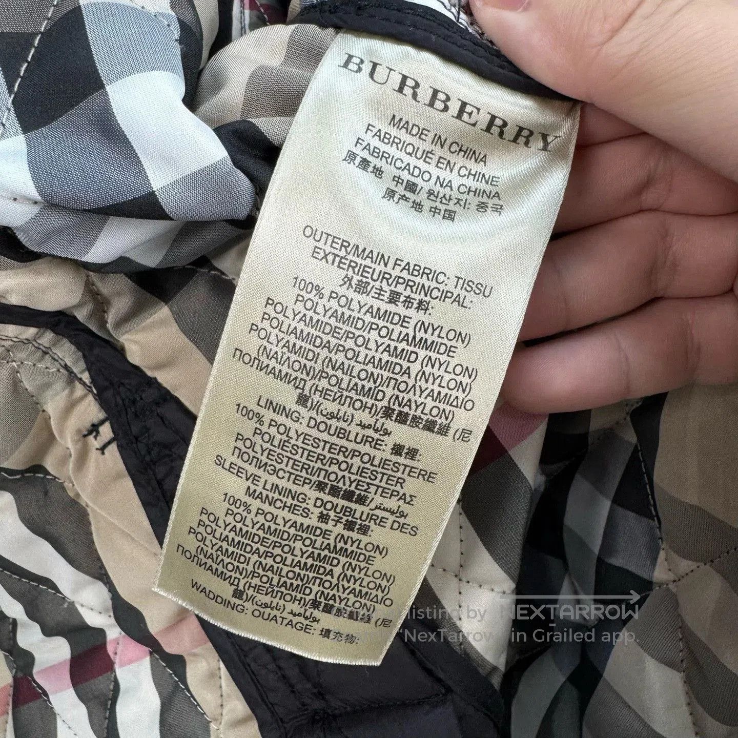 Burberry Burberry Black Quilted Double-Breasted Coat. Size M / US 6-8 / IT 42-44 - 7 Thumbnail