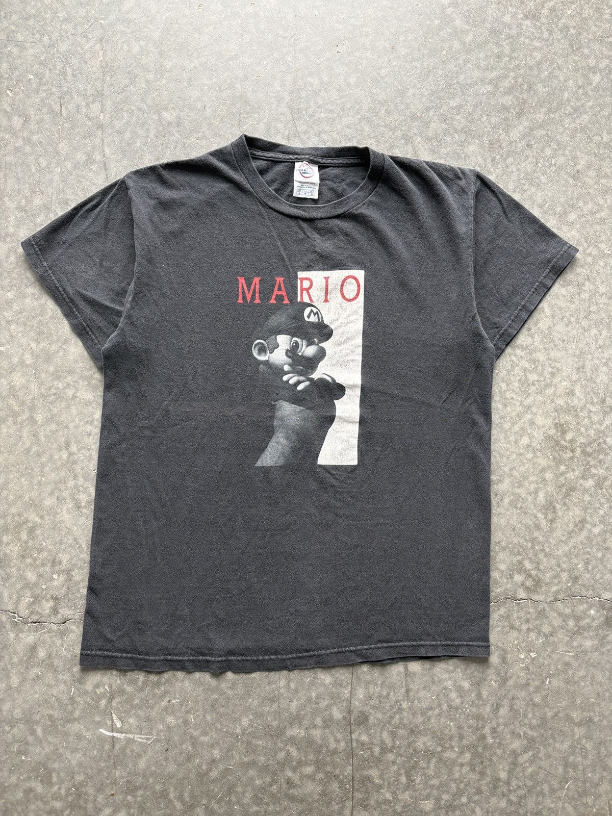 Vintage Vintage Y2K Mario Graphic Tee Scarface Style Size US M / EU 48-50 / 2 - 1 Thumbnail