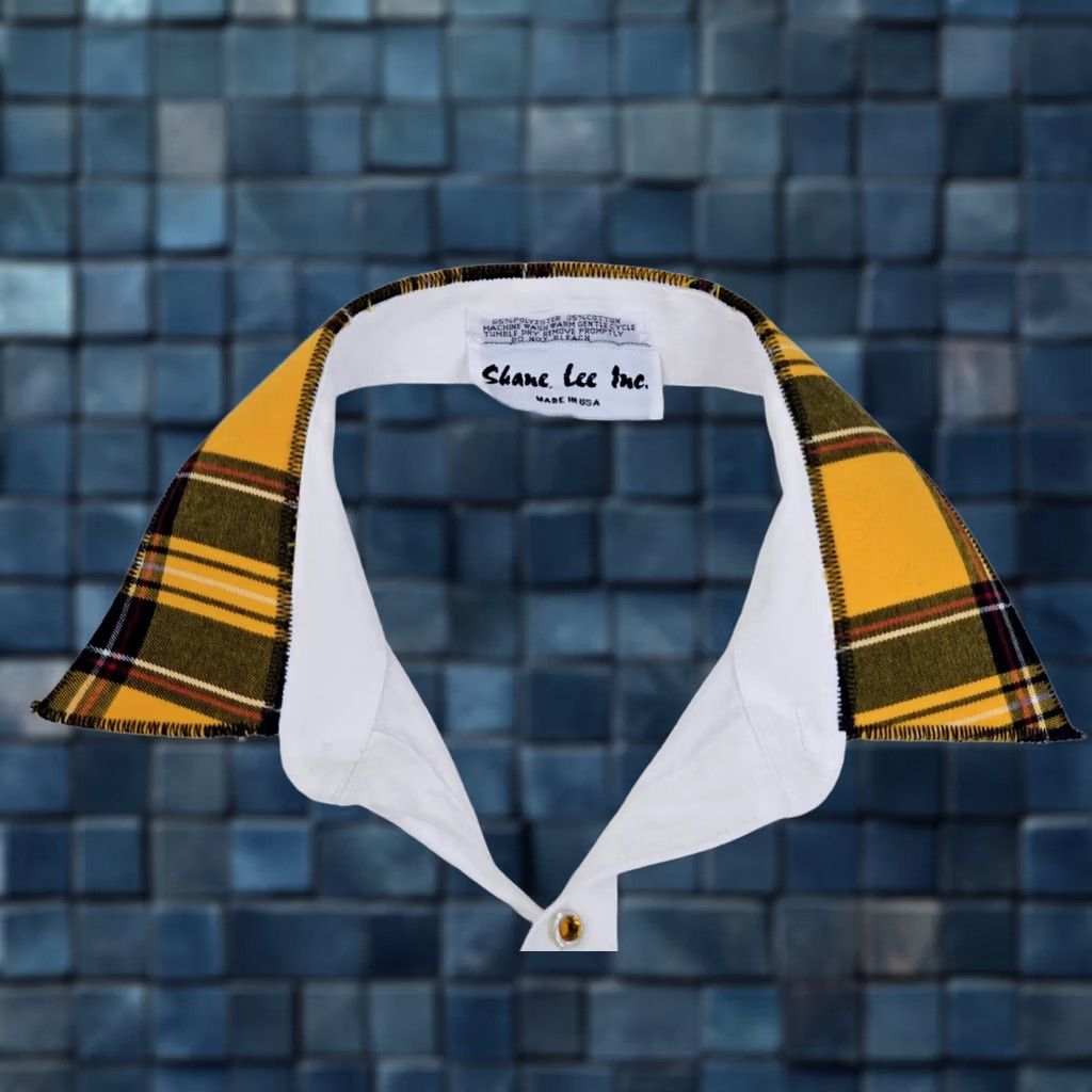Lee VINTAGE Shane Lee Penguin Theme Button Front Shirt Men S White Yellow Plaid Embroider Penguin Theme Button-Up Shirts - Mens Short Sleeve? Size US S / EU 44-46 / 1 - 1 Thumbnail
