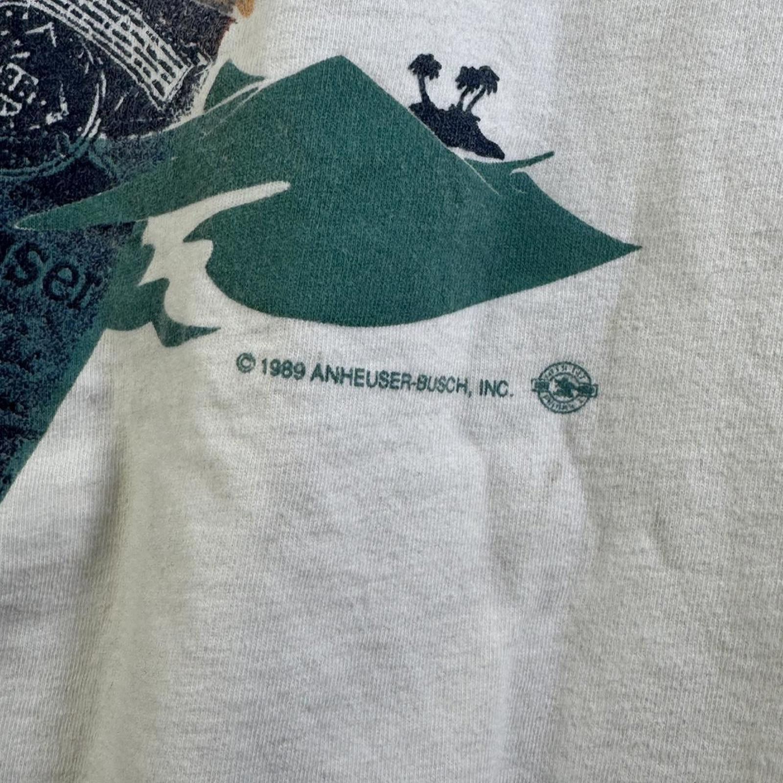 Budweiser Vintage 1989 Budweiser Standed Promo Tee Size XL Size US XL / EU 56 / 4 - 5 Thumbnail