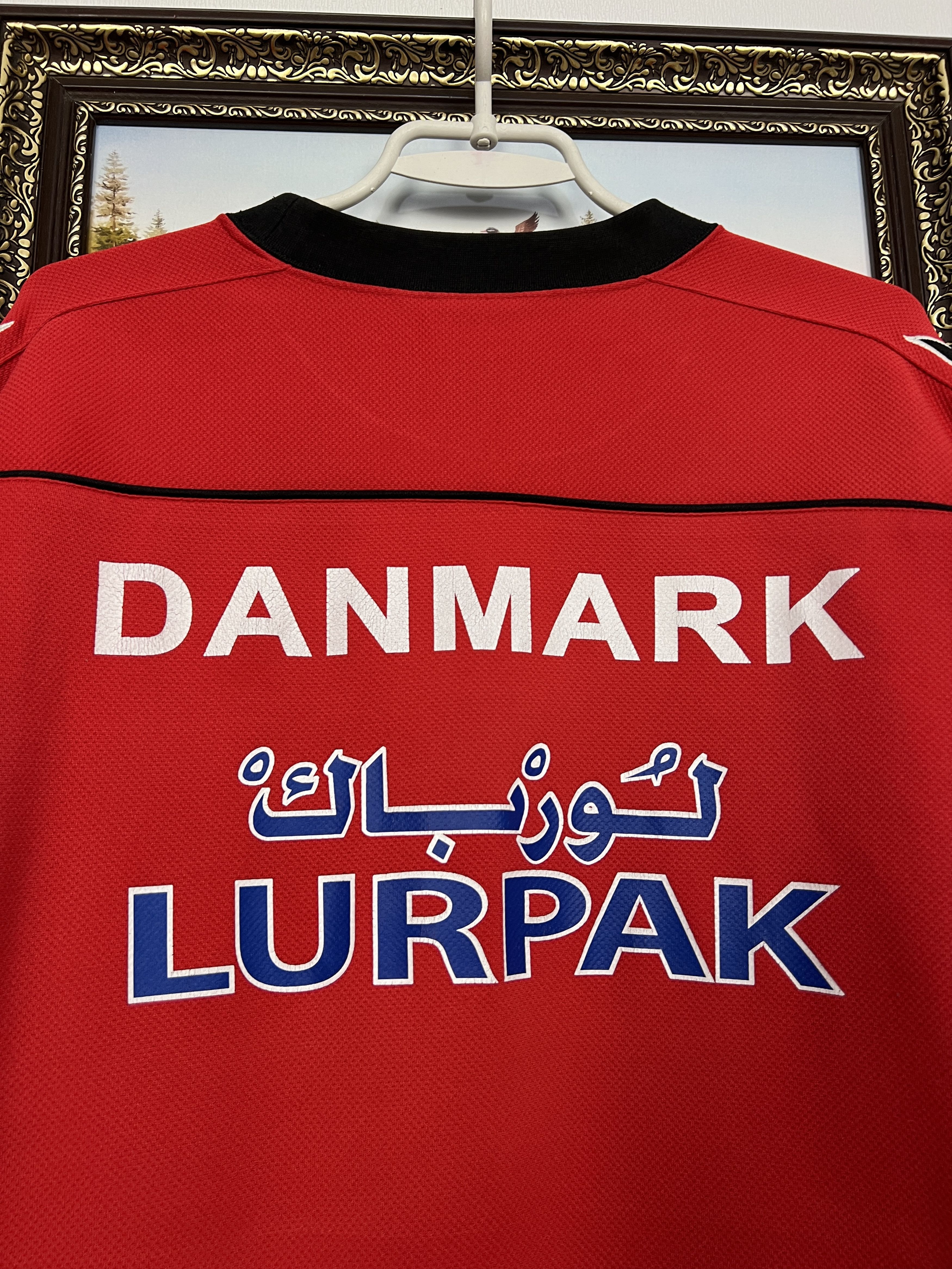 Hummel Denmark Football Sweatshirt Soccer Crewneck Player Issue Size US XL / EU 56 / 4 - 11 Thumbnail