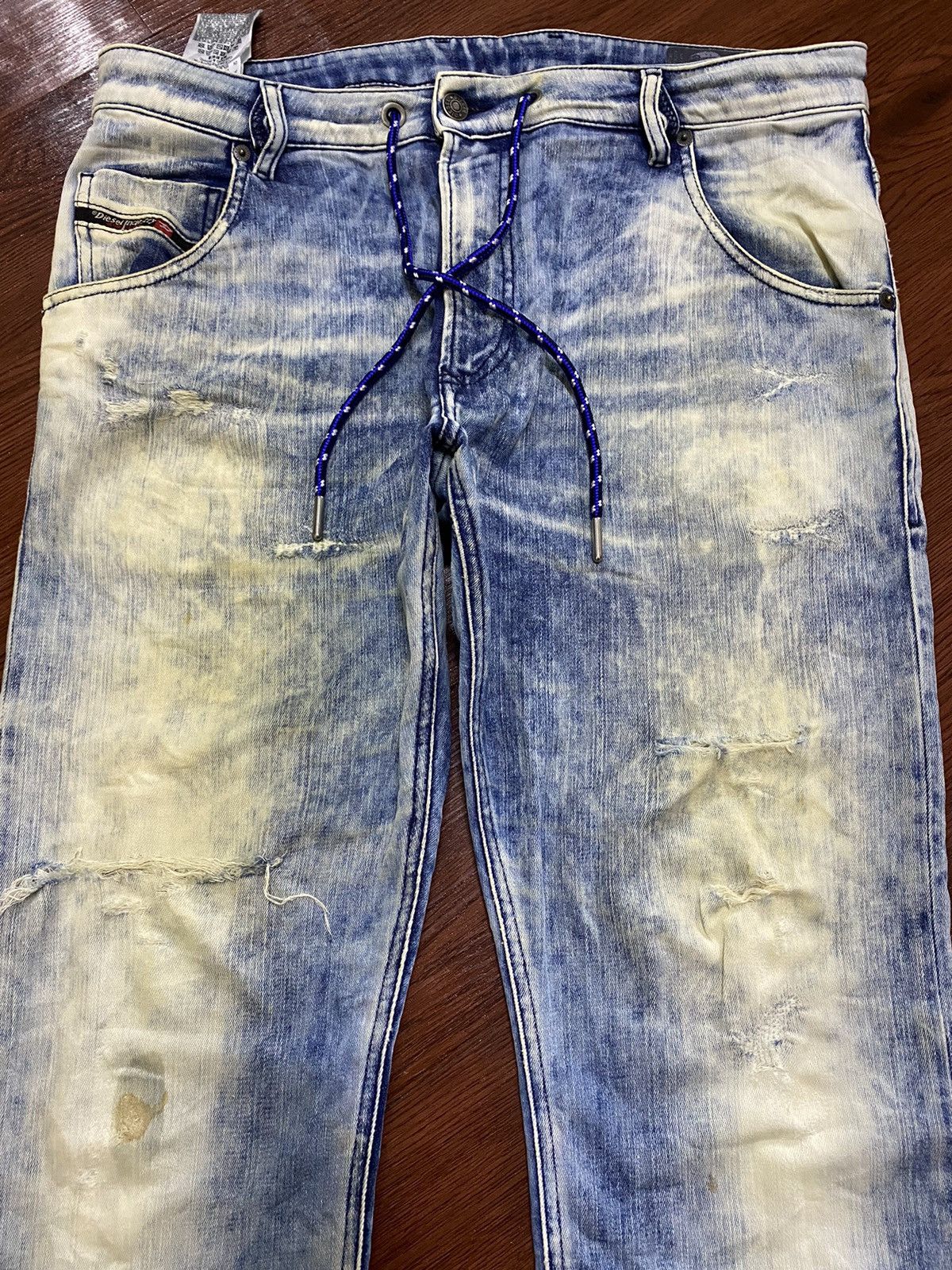 Diesel Black Gold Vintage Diesel Denim Vision Mud Wash Slim Jeans Size US 36 / EU 52 - 3 Thumbnail