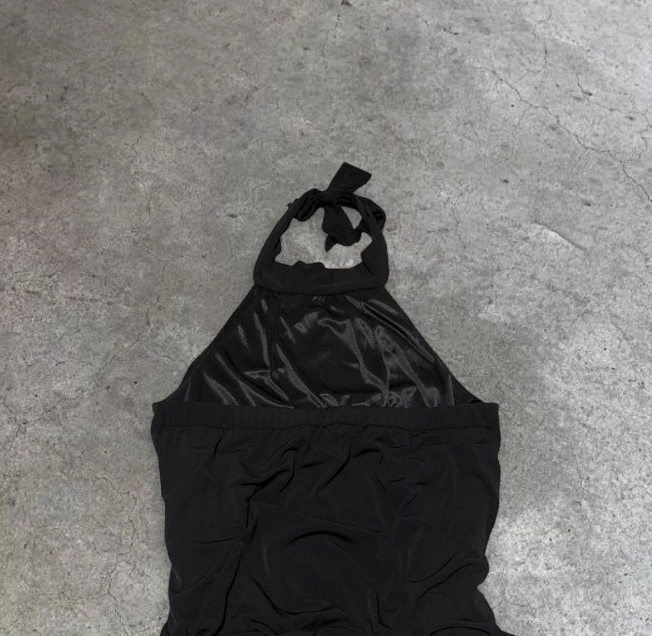 White House Black Market Black halter neck mini dress Size M / US 6-8 / IT 42-44 - 3 Thumbnail