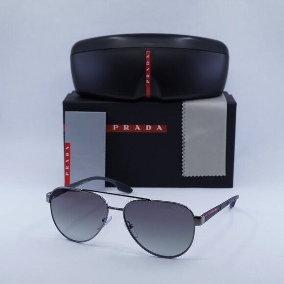 Prada 🕶️ New Prada Sport PS54TS 5AV3M1 Sunglasses - Gunmetal Size ONE SIZE - 1 Thumbnail
