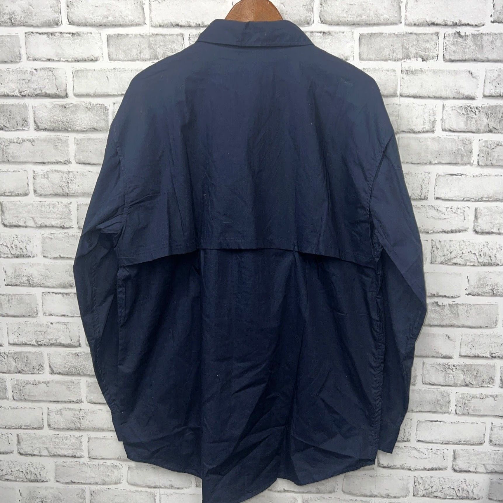 Vintage Bob Allen Blue Button-Up Shirt Mens Size L Long Sleeve Regular Fit Blue Shirt Mens L Size US L / EU 52-54 / 3 - 4 Thumbnail