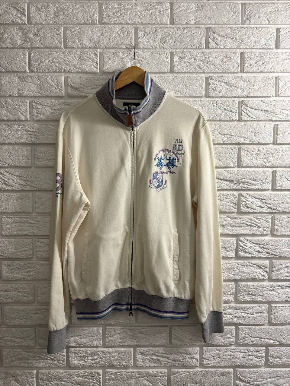 La Martina La Martina zip-up hoodie vintage American Polo Size US M / EU 48-50 / 2 - 2 Thumbnail