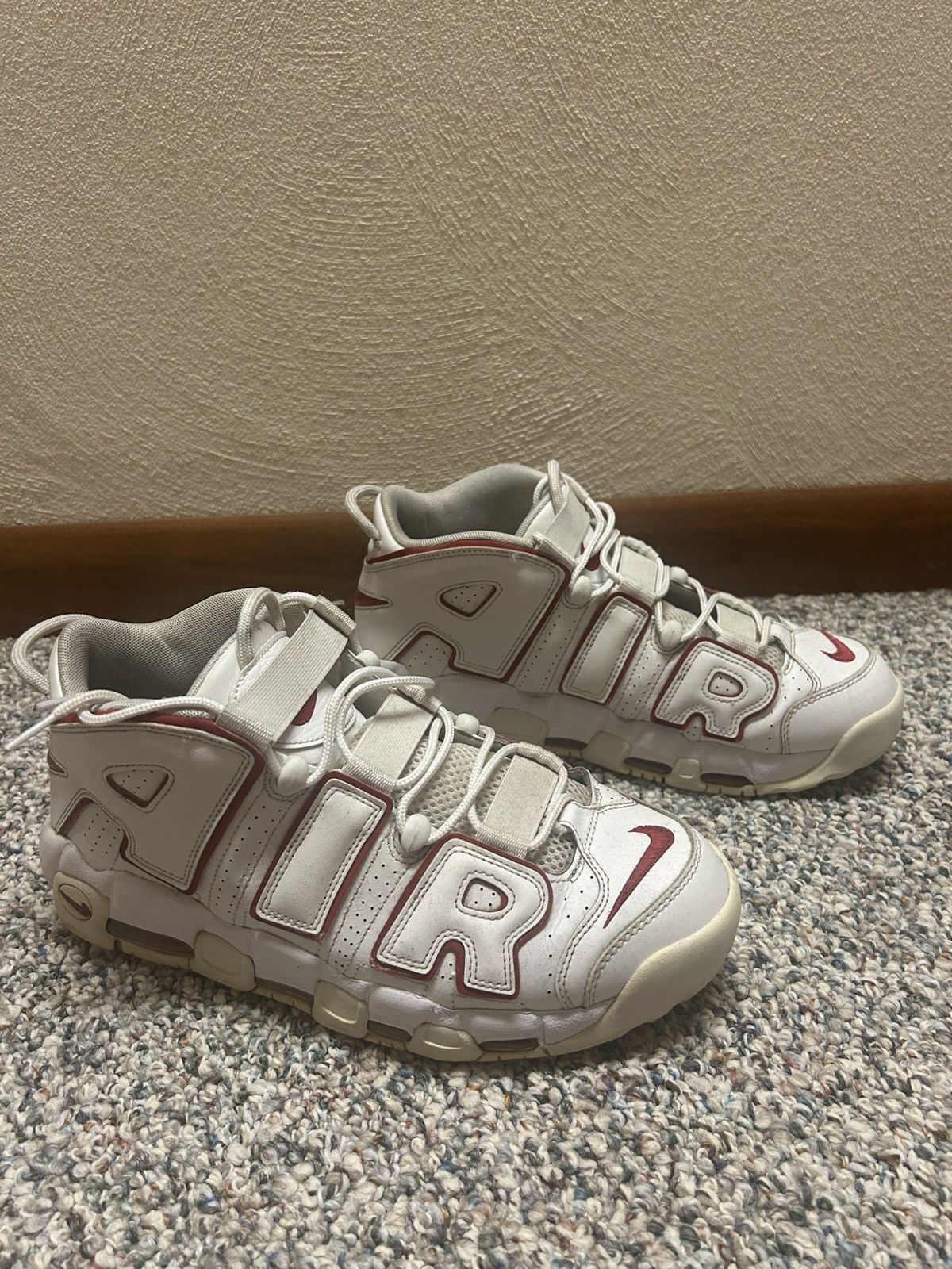 Nike Nike air more uptempo white varsity 2021 Size US 10.5 / EU 43-44 - 1 Thumbnail