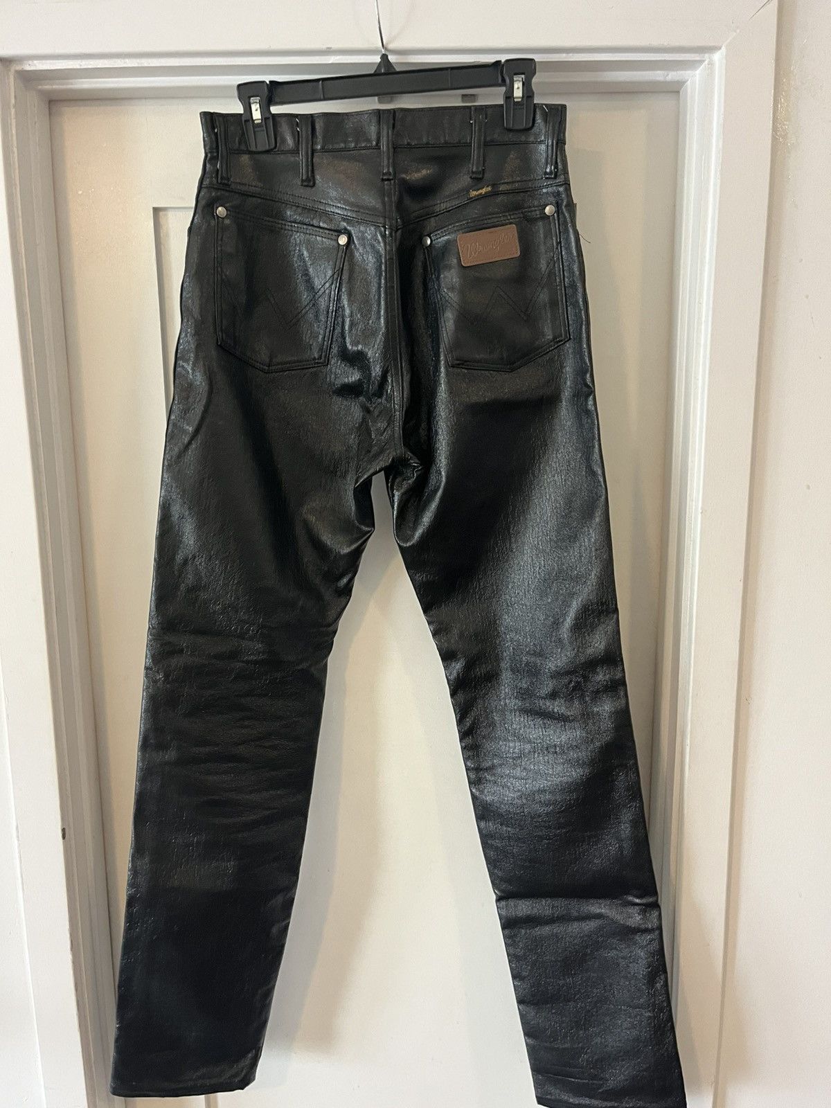 Wrangler Vintage Rare Wrangler Black Coated Jeans Size US 29 - 4 Thumbnail