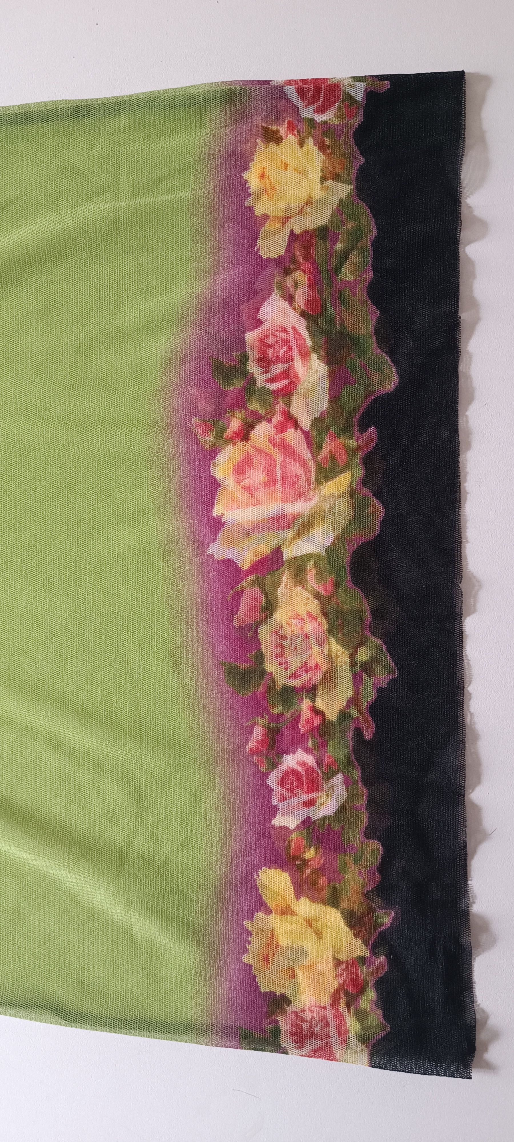 Jean Paul Gaultier SS2001_ flower print nylon mesh top Size L / US 10 / IT 46 - 20 Thumbnail