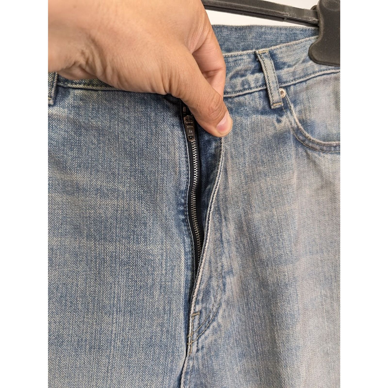 Balenciaga o1rshd1 Q:2 / Flared Denim Pants in Blue Size US 28 / EU 44 - 7 Thumbnail