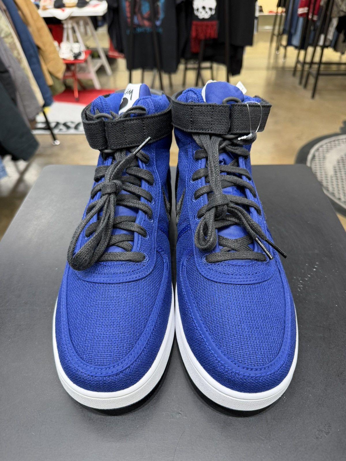 Nike × Stussy Nike Vandal High Stussy Deep Royal Blue Size 10.5 (2023) Size US 10.5 / EU 43-44 - 2 Thumbnail