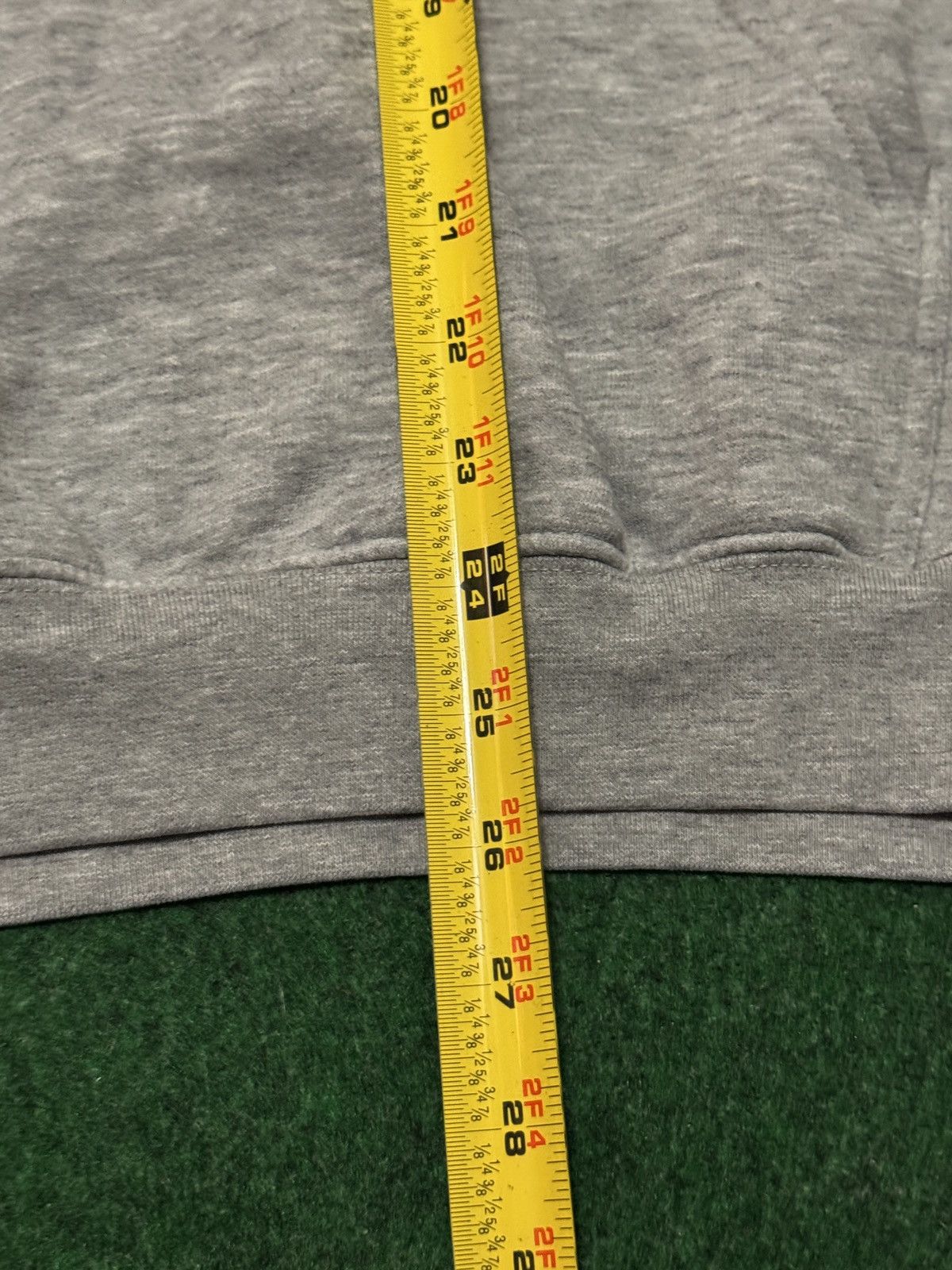 Nike Vintage Y2K Nike Gray Tag Med Baggy Boxy Gray Swoosh Hoodie Size US M / EU 48-50 / 2 - 6 Thumbnail