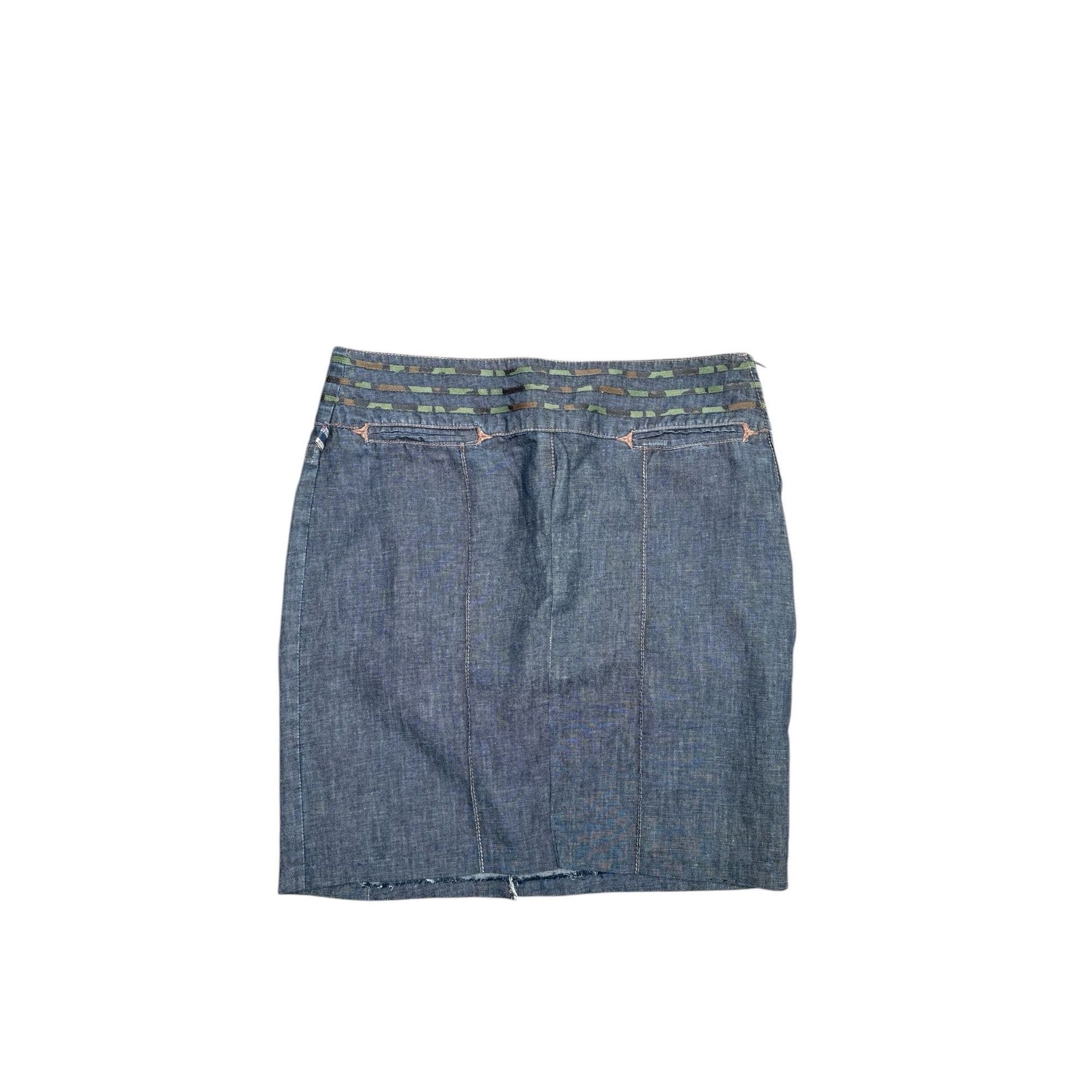 Jean Paul Gaultier Denim Skirt Size 32" / US 10 / IT 46 - 1 Thumbnail