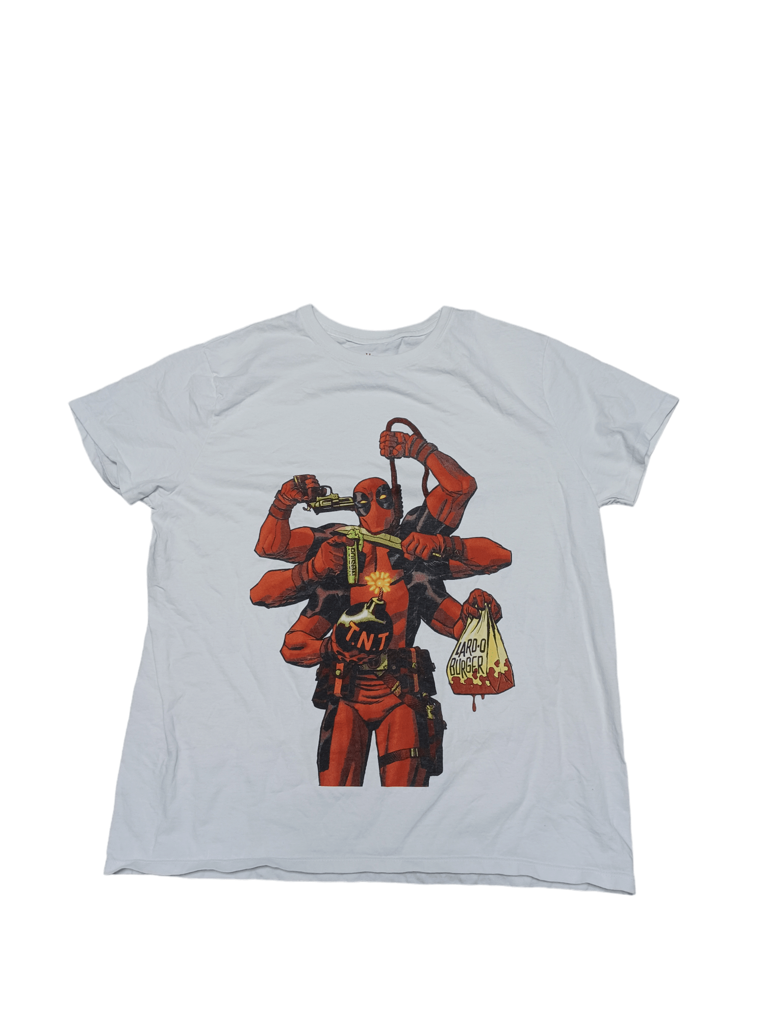 Hanes HANES X DEADPOOL BIGPRINT OVERSIZE CRAZY TEE HONDURAS Size US L / EU 52-54 / 3 - 1 Thumbnail