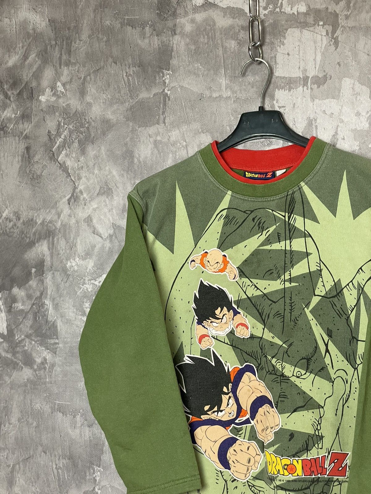 Anime × Japanese Brand × Vintage Rare Vintage 1989 Dragon Ball Z Super Saiyan Sweatshirt 80s Size US XS / EU 42 / 0 - 6 Thumbnail