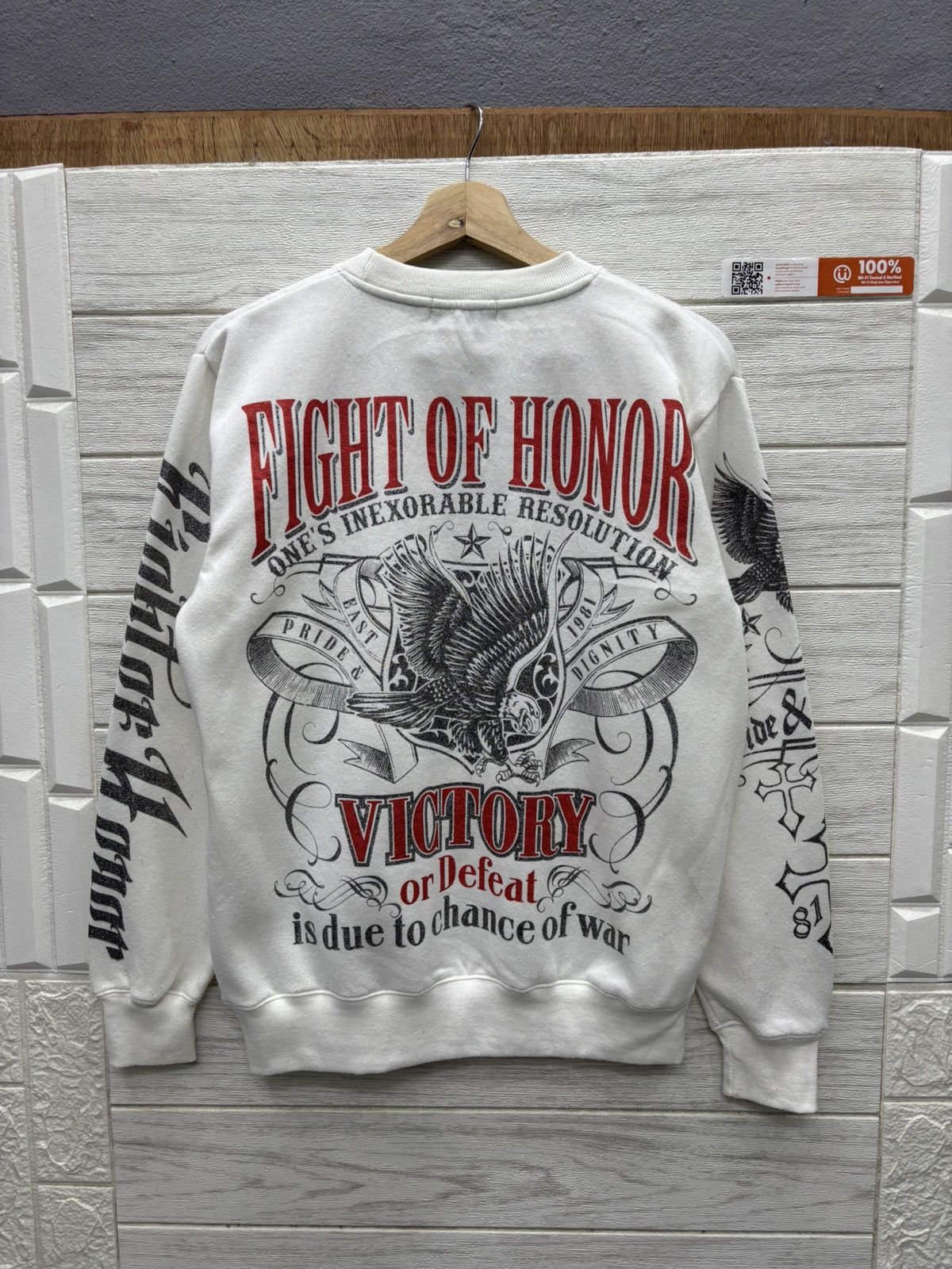 Tedman RARE🔥FIGHT OF HONOR TEDMAN STYLE JAPANESE SWEATSHIRT Size US M / EU 48-50 / 2 - 9 Thumbnail