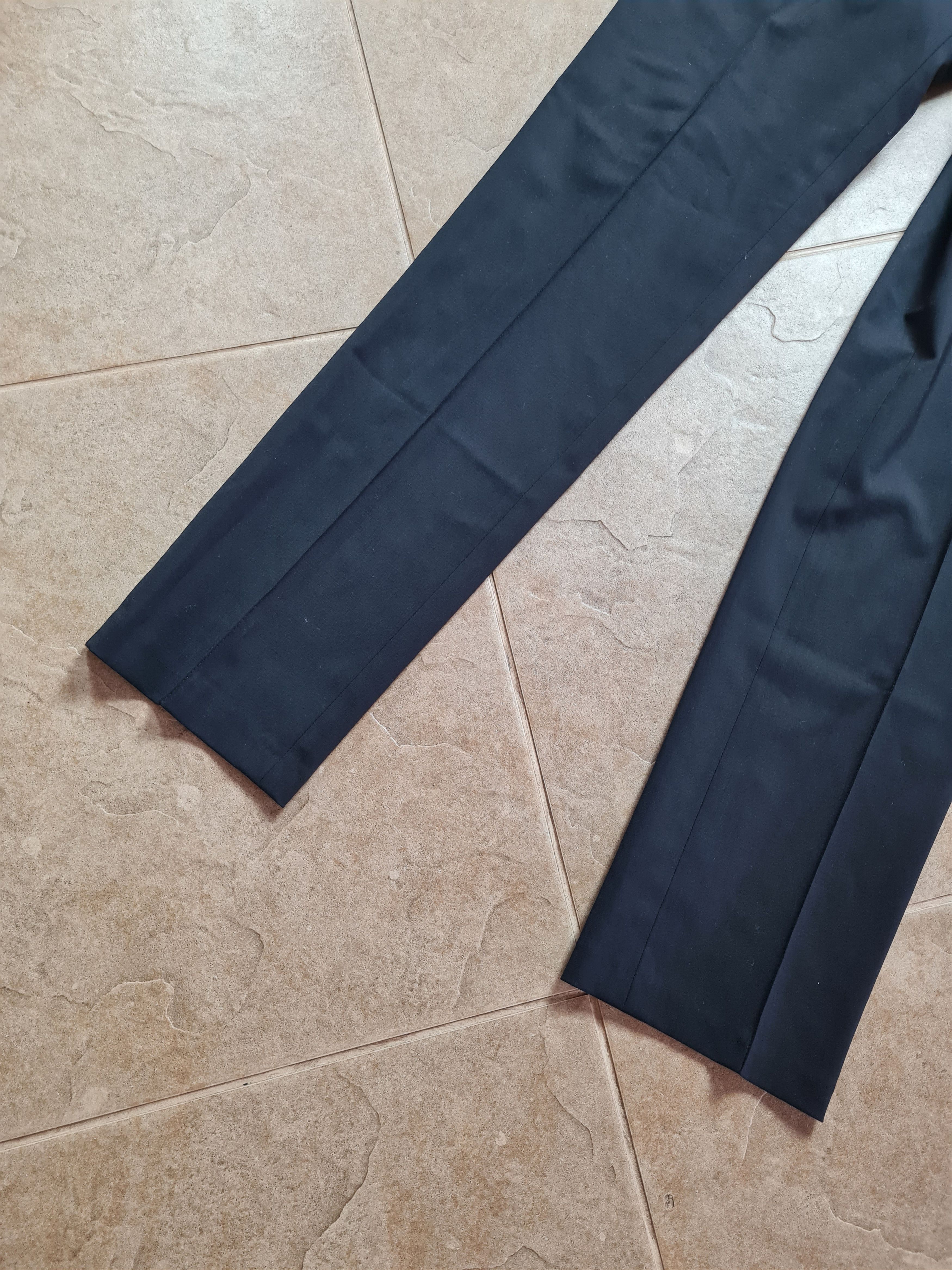 Burberry Vintage Pant Burberry London Wool Black Dress womens Pants Size 32" / US 10 / IT 46 - 12 Thumbnail