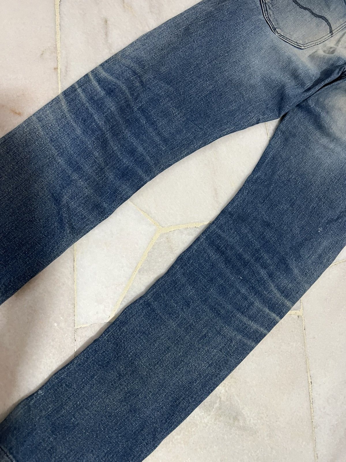 If Six Was Nine × Japanese Brand × Lee 🌈Lee Riders Distressed Mud Wash Jean Size US 29 - 12 Thumbnail