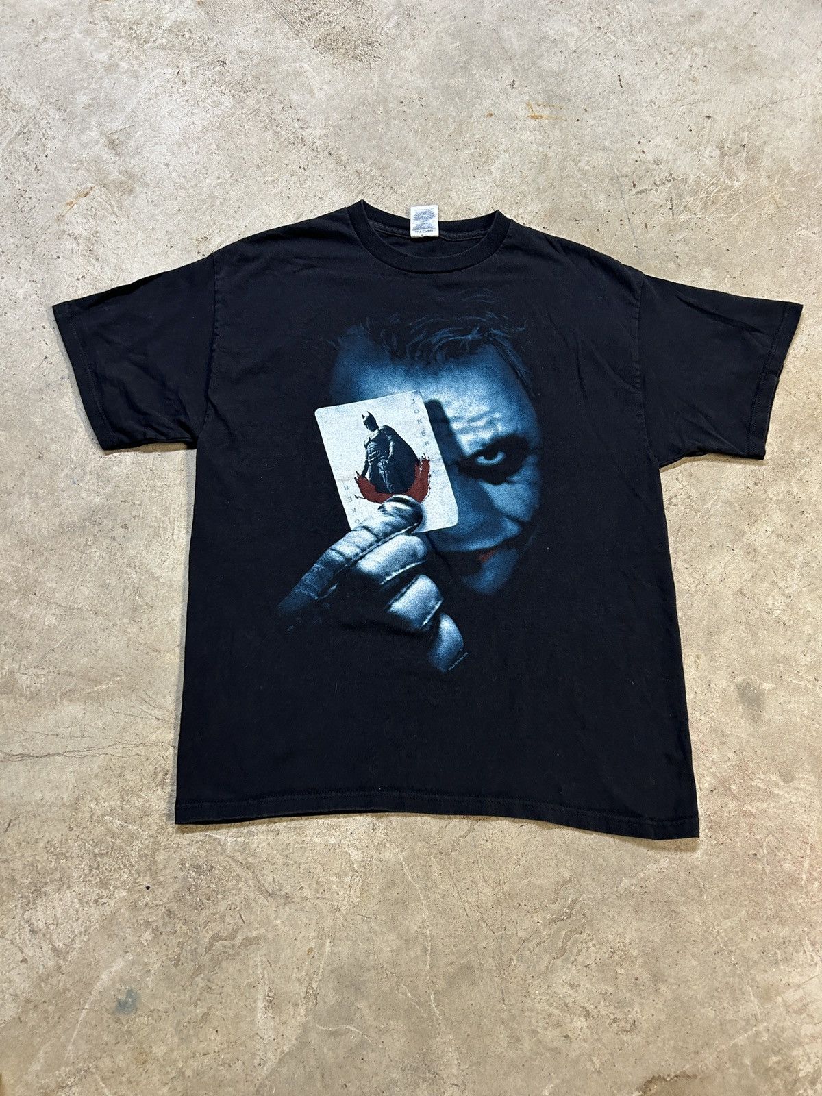 Heath Ledger Joker Batman The outlet Dark Knight Vintage Movie Promo T-shirt Size L