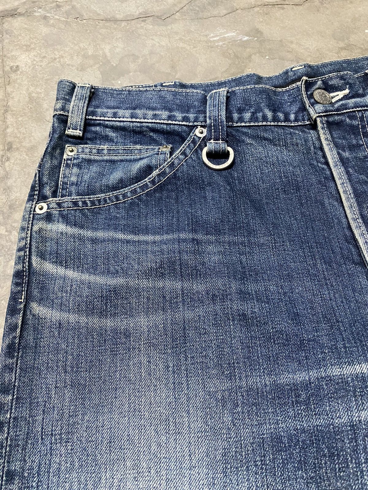 Japanese Brand Flare Jeans Japan Spirit Denim 10SDP41 Size US 34 / EU 50 - 6 Thumbnail