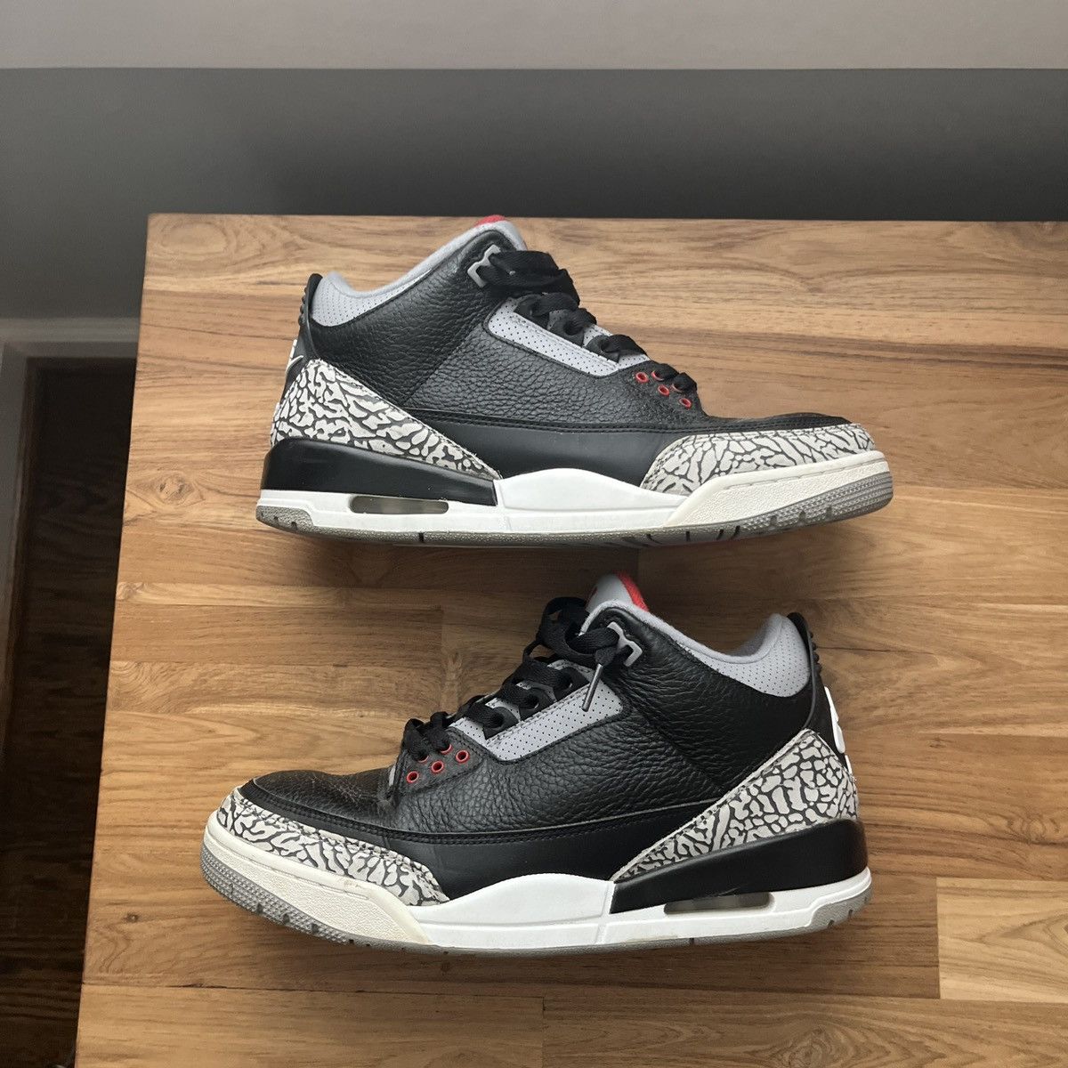 Jordan Brand Nike Jordan 3 Retro Black Cement 2018 Grailed