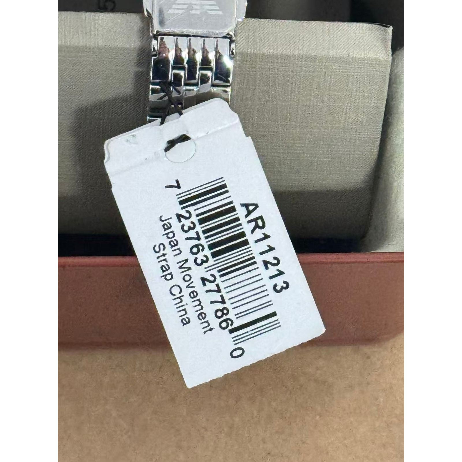 Emporio Armani Emporio Armani AR11213 Women's Watch Modern Slim Silver Dial Size ONE SIZE - 3 Thumbnail