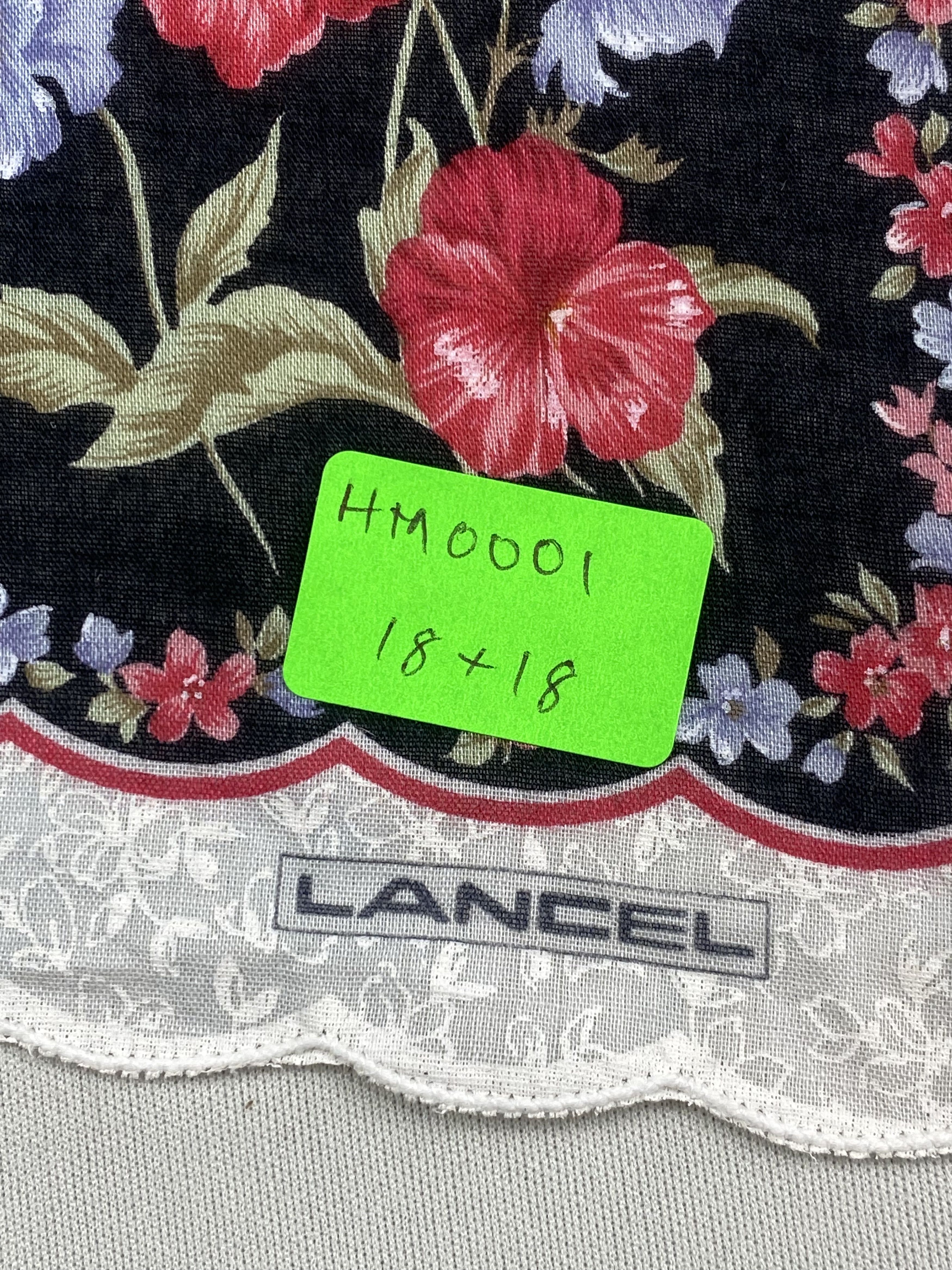 Lancel Vintage Lancel Handkerchief Pocket Square Bandana HM0001 Size ONE SIZE - 7 Thumbnail