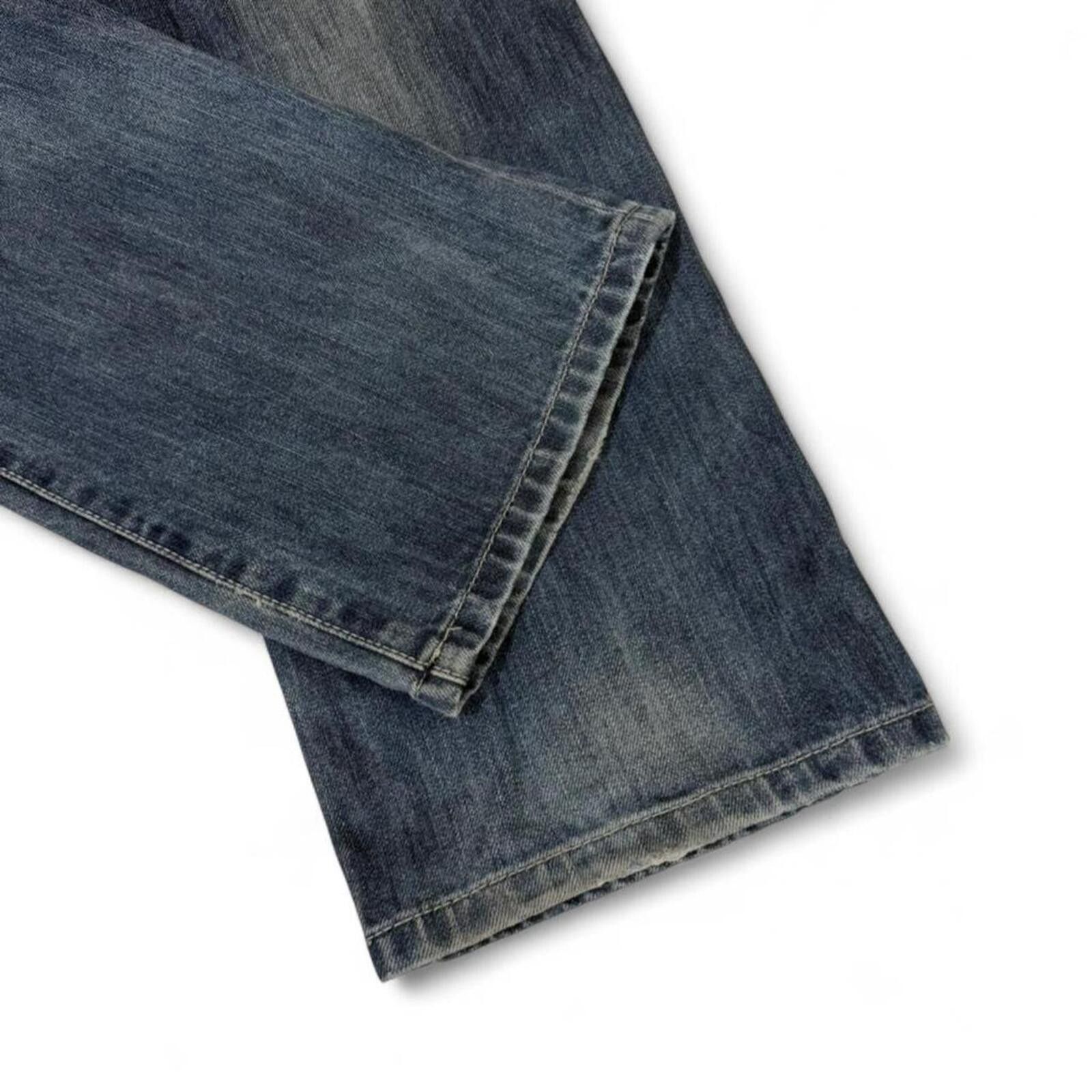 True Religion Beanpole blue denim jeans with embroidered logo Size 32" / US 10 / IT 46 - 7 Thumbnail