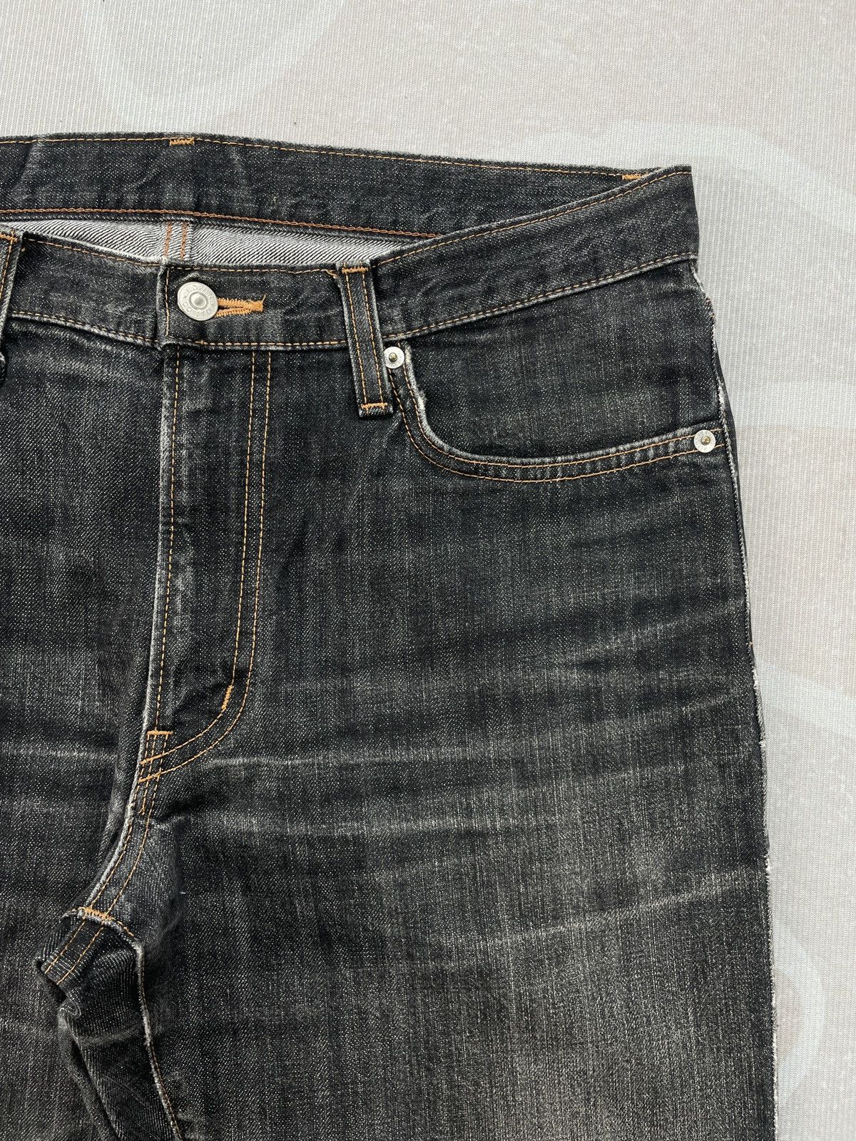 Edwin × Vintage Edwin 603 Straight Jeans (P65) Size US 34 / EU 50 - 4 Thumbnail