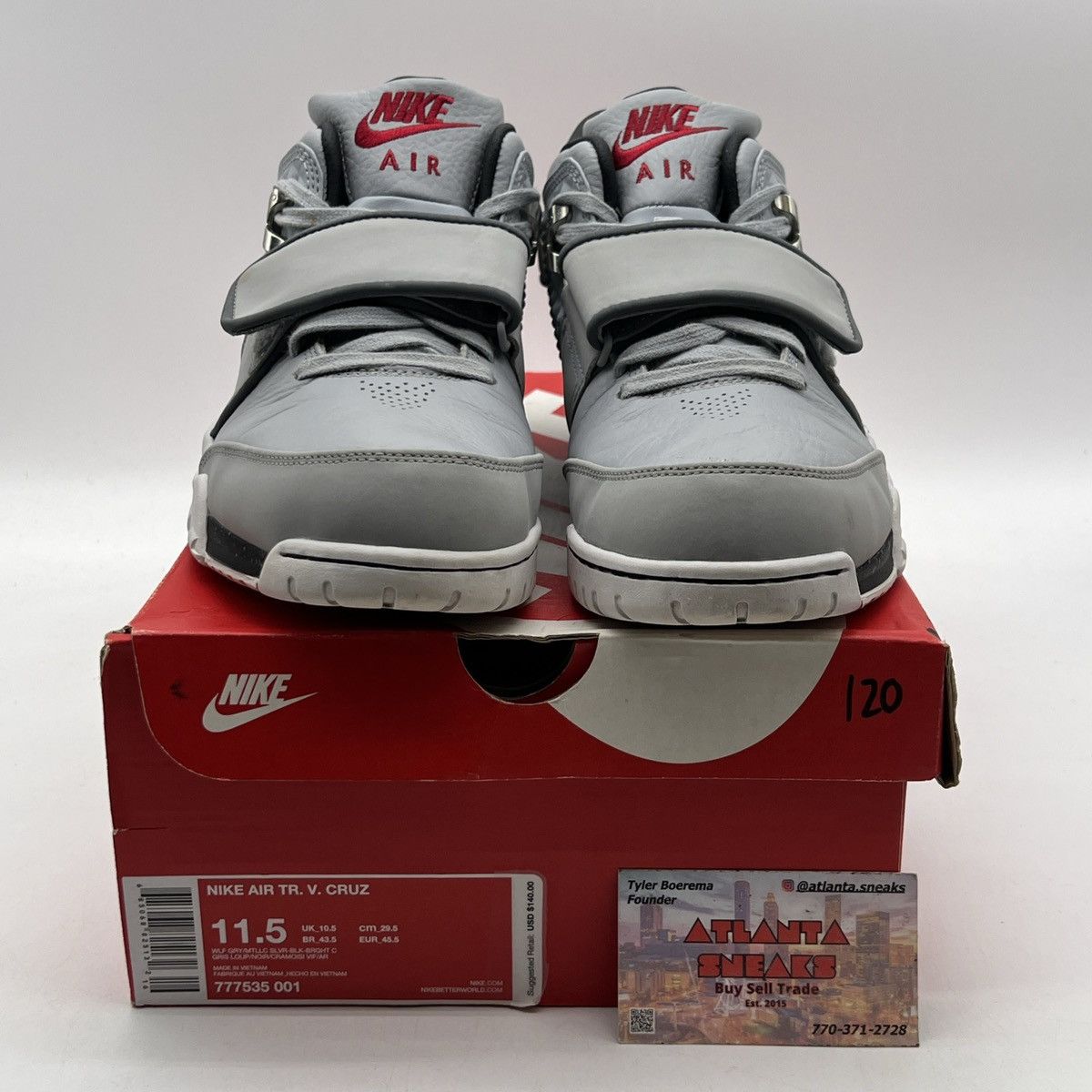 Jordan Brand Air trainer Cruz wolf grey Size US 11.5 / EU 44-45 - 2 Thumbnail