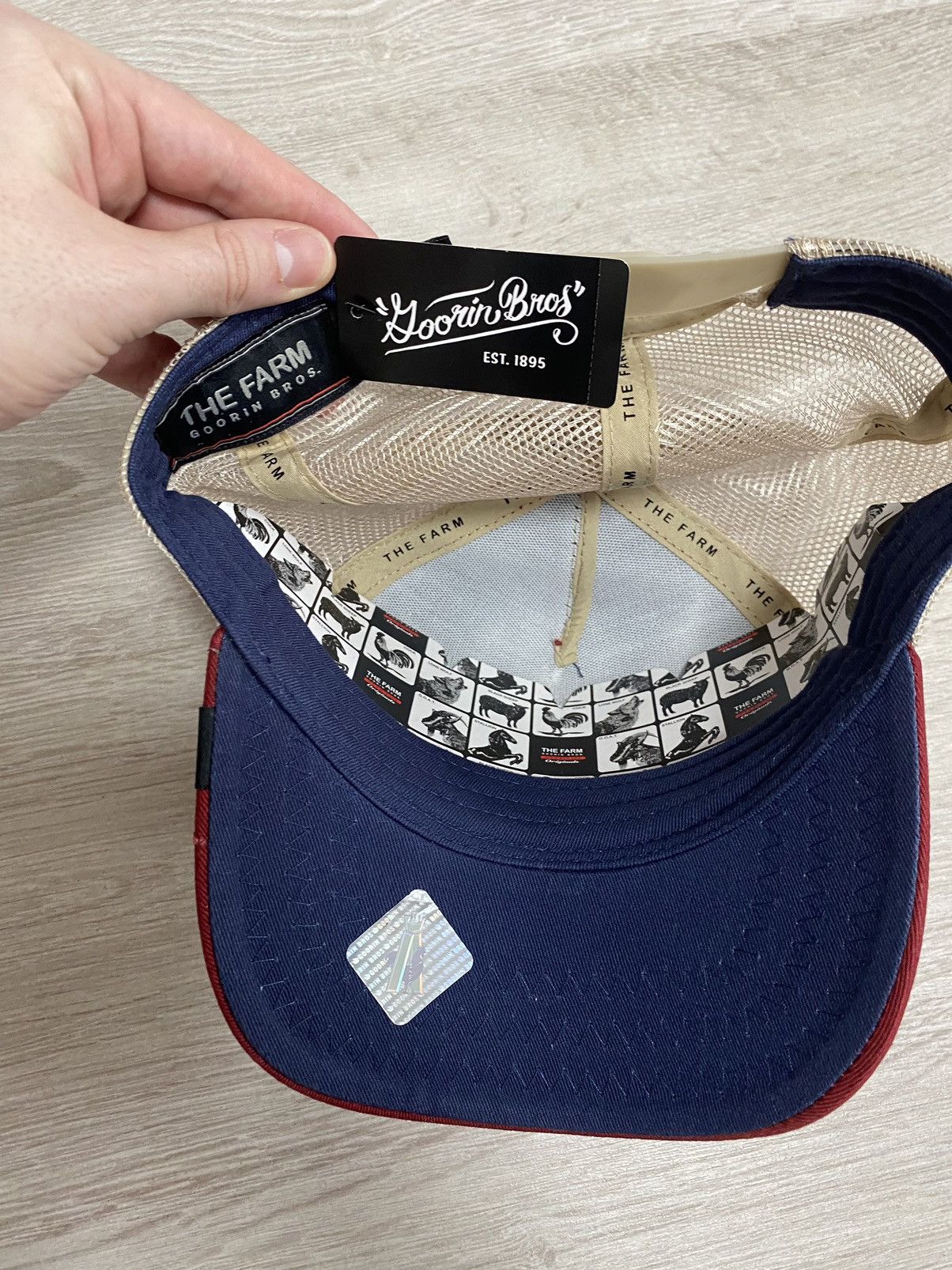 Goorin Bros. Goorin Bros The Farm Trucker The Cock Rooster Navy Hat New Size ONE SIZE - 5 Thumbnail