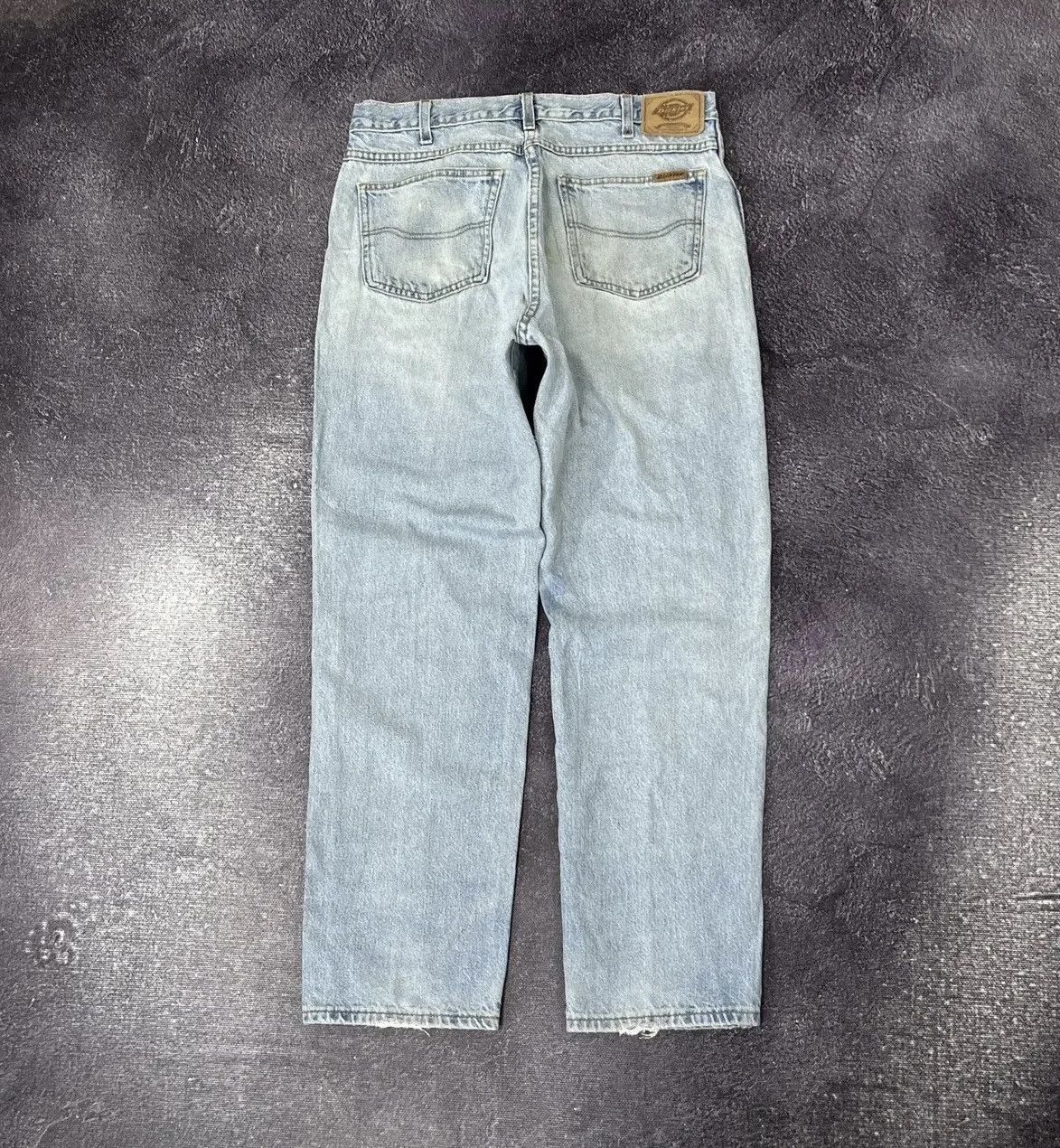 Dickies × Vintage Vintage Dickies Faded Light Blue Hype USA Denim Jeans Size US 34 / EU 50 - 1 Thumbnail