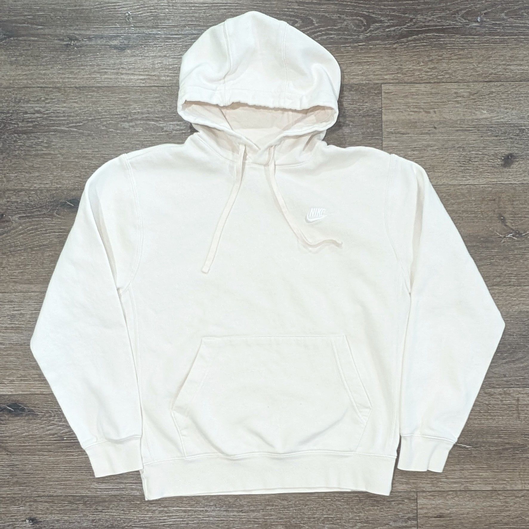 Nike Nike cream colored small logo hoodie - SIZE S Size US S / EU 44-46 / 1 - 1 Thumbnail