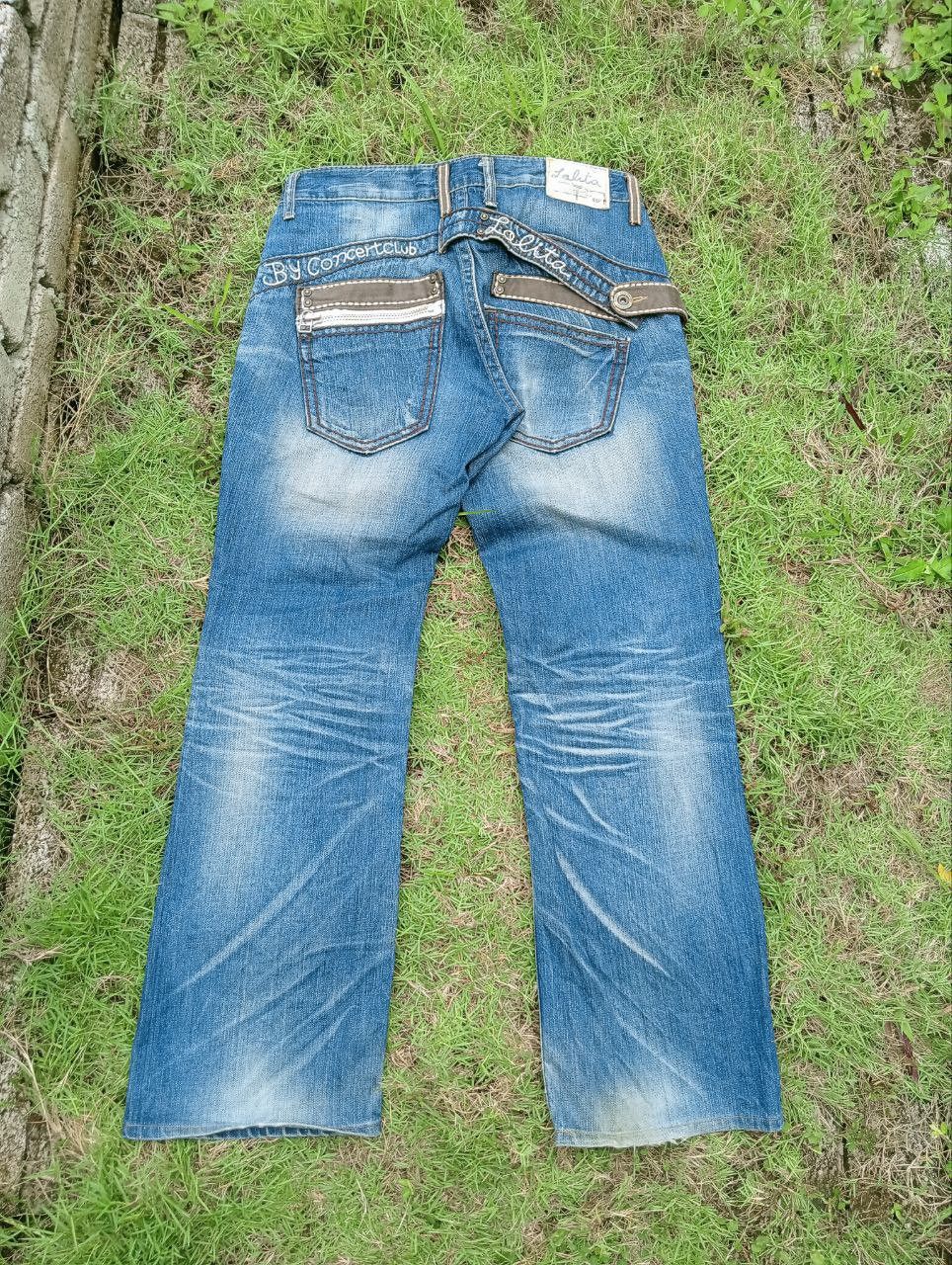 Japanese Brand JAPANESE LOLITA by CONCERT CLUB WASHED JEANS Size US 31 - 13 Thumbnail
