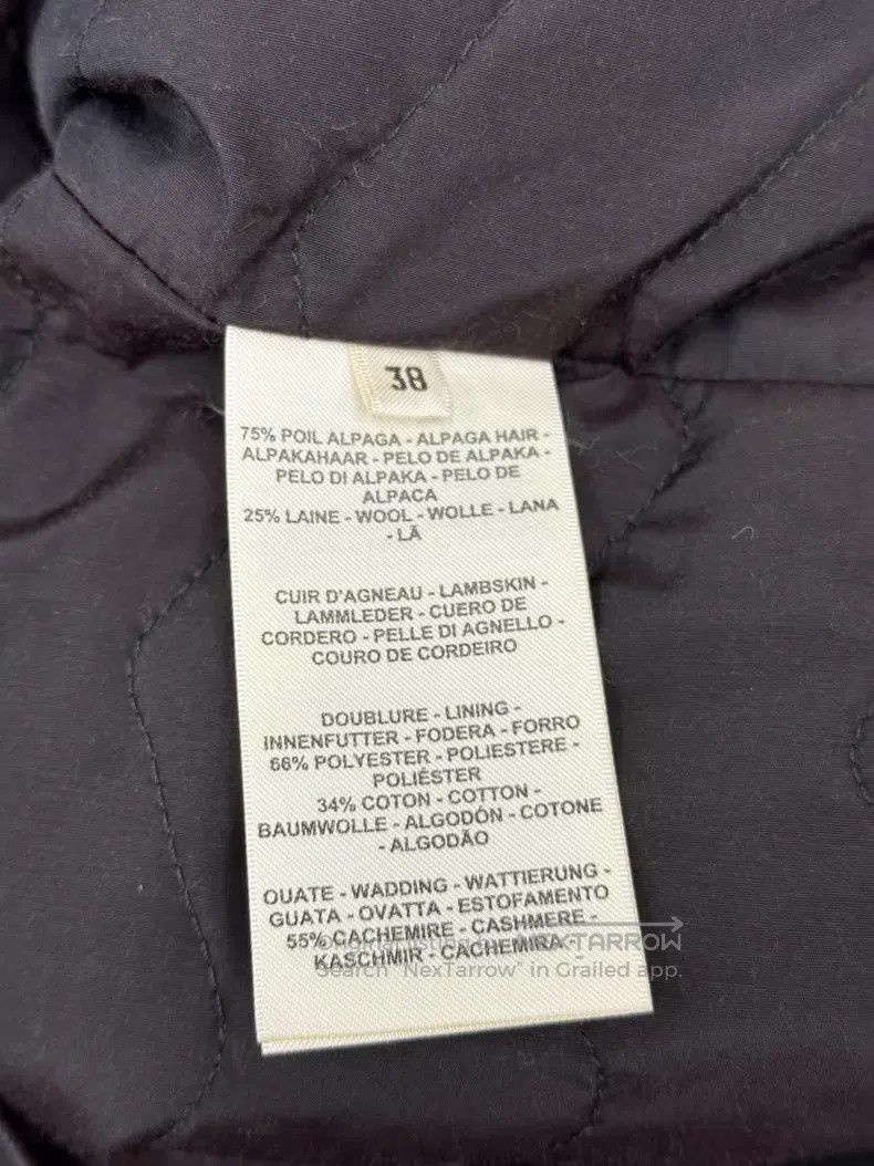 Hermes Hermes Alpaca and Sheep Wool Mixed with Leather Edge Hoode Size XS / US 0-2 / IT 36-38 - 5 Thumbnail
