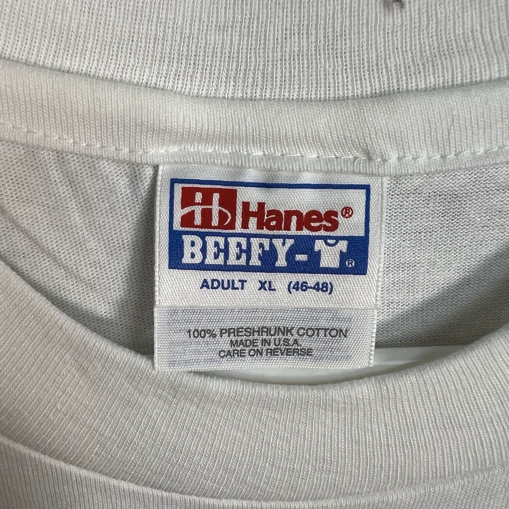 Hanes VINTAGE Hanes 1995 Ferrari Fermin Velez Graphic Tee Adult XL White Mens Size US XL / EU 56 / 4 - 5 Thumbnail