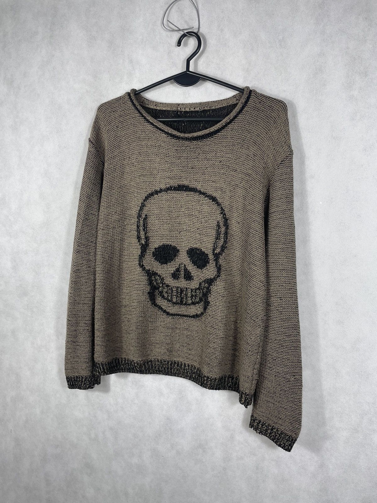 Affliction × Vintage Big Skull 00s 90s Sweater Knitwear Pull Sweatshirt Crewneck Size US M / EU 48-50 / 2 - 2 Thumbnail