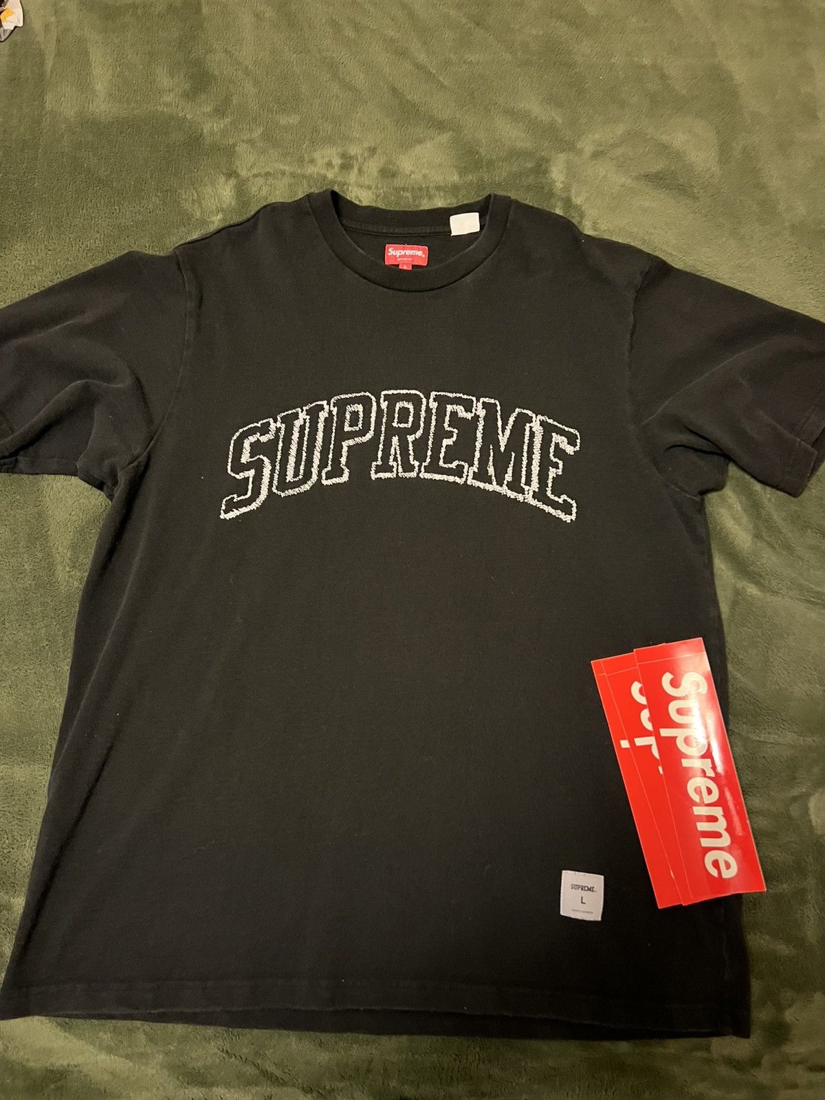 Supreme Black Supreme Tee Size US L / EU 52-54 / 3 - 2 Thumbnail