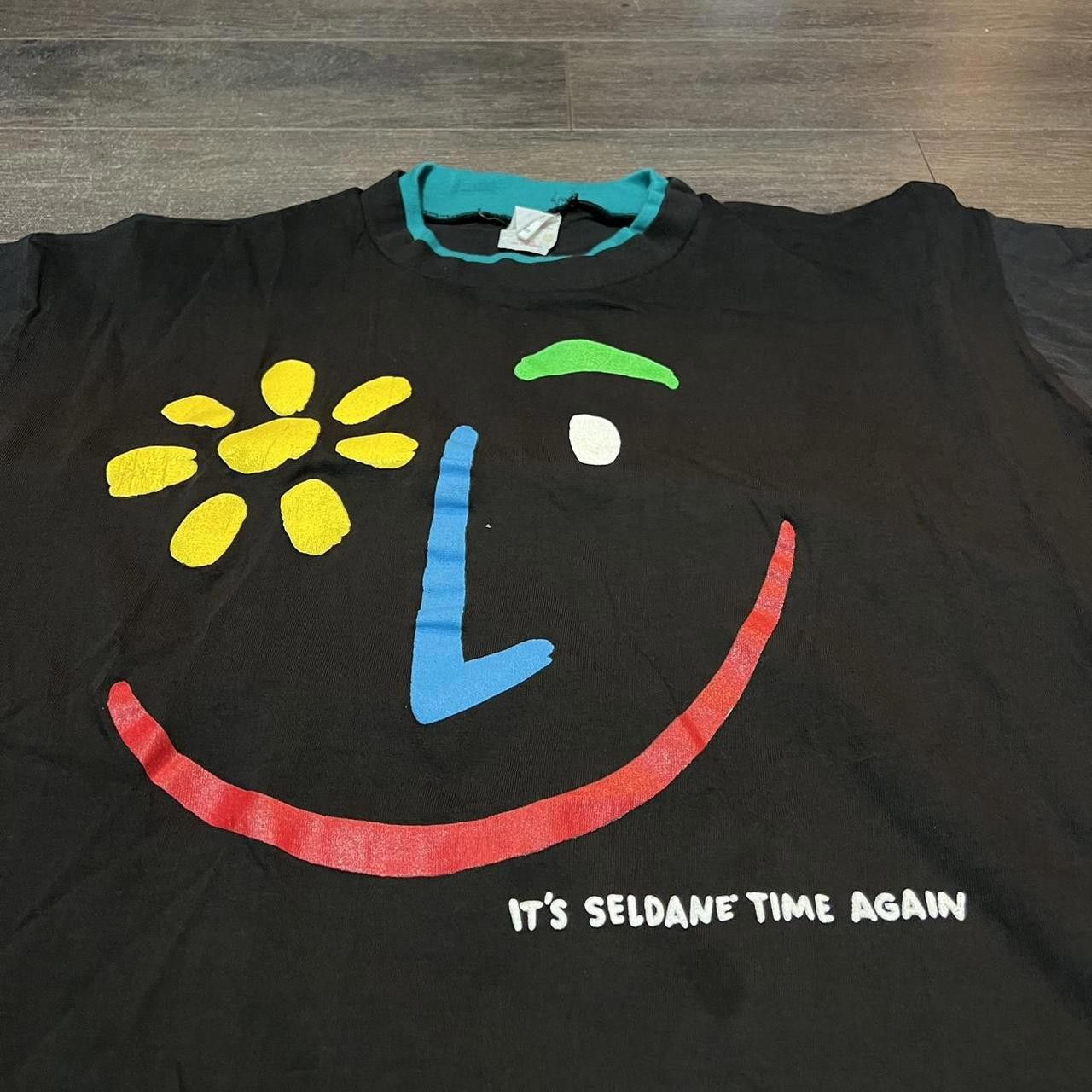 Designer Vintage Its Seldane Time Again T Shirt 90s Large Size US L / EU 52-54 / 3 - 1 Thumbnail