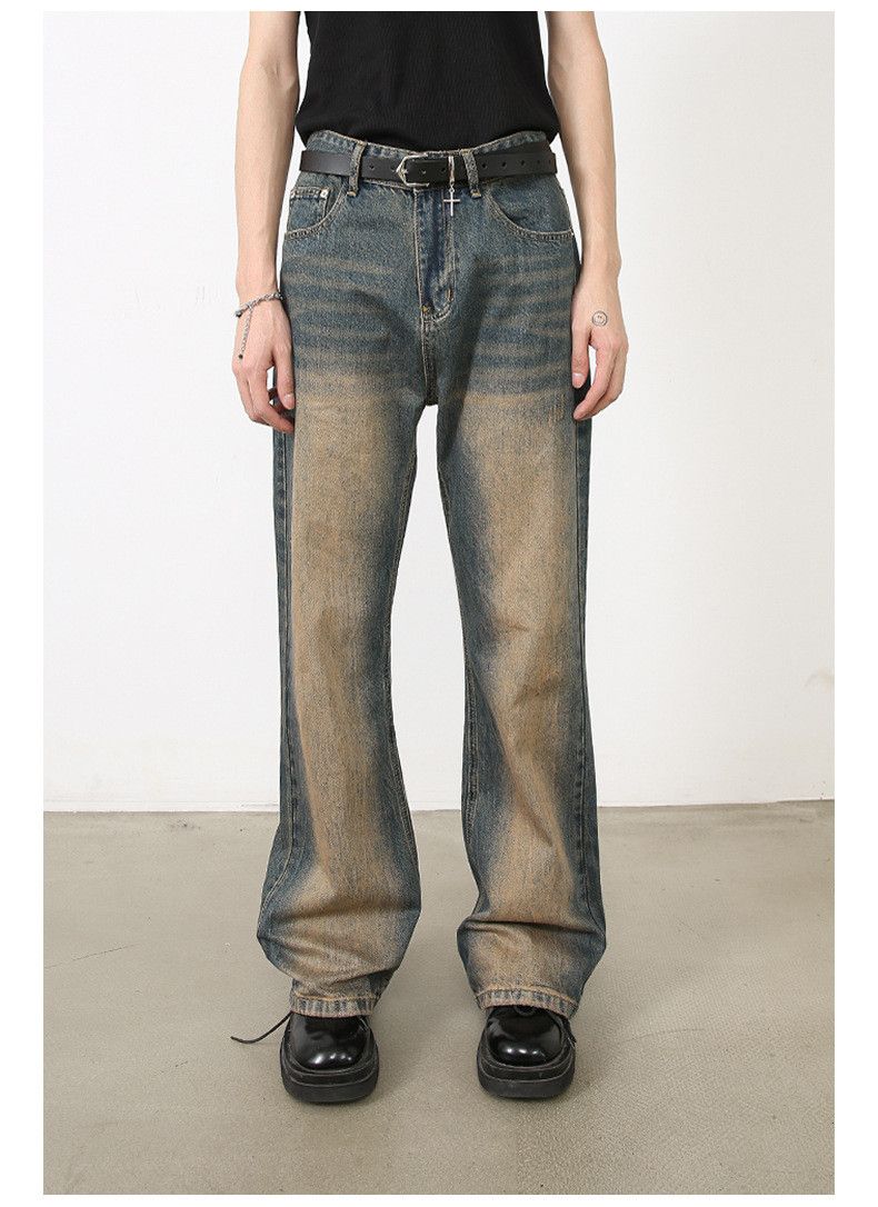 Vintage Japanese-Style Loose-Fit Men's Streetwear Flared Jeans Size US 32 / EU 48 - 1 Thumbnail