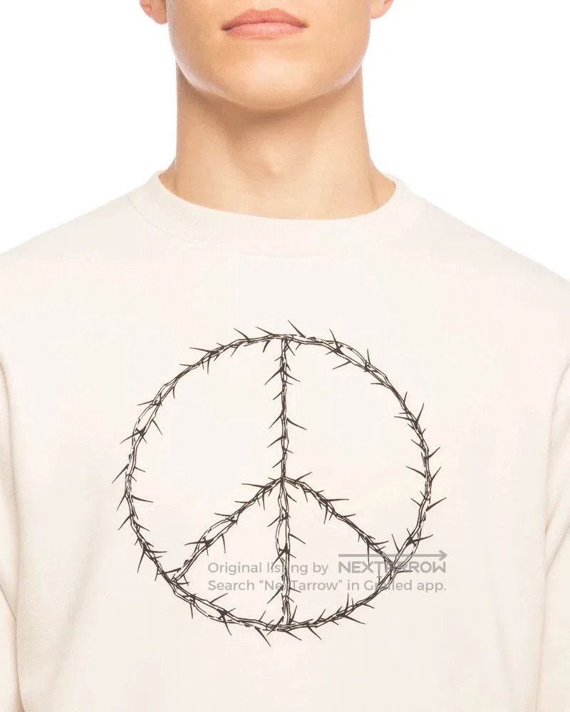 Undercover UNDERCOVER Peace Sign Sweatshirt. Size US XL / EU 56 / 4 - 7 Thumbnail