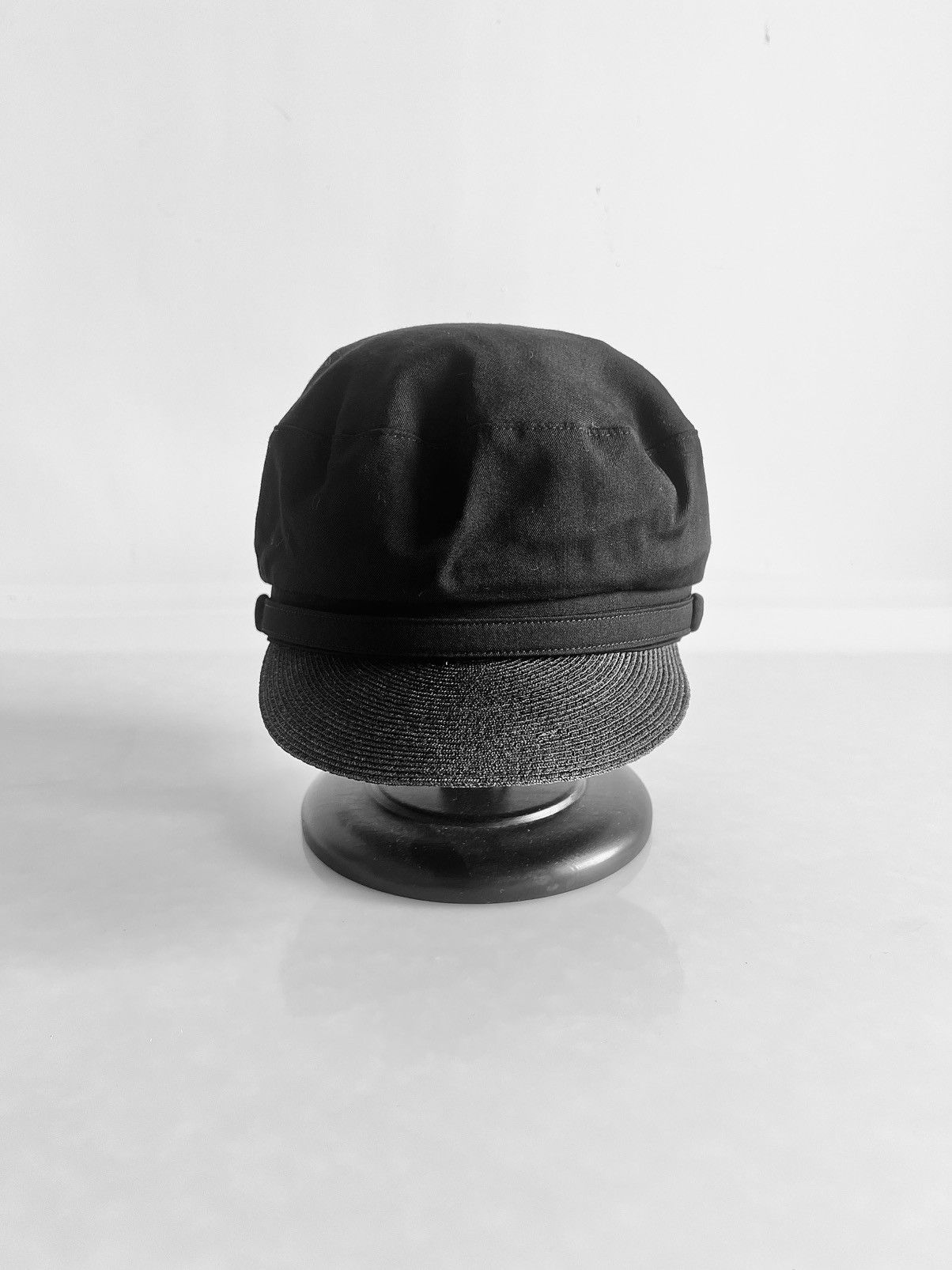 Yohji Yamamoto Yohji Yamamoto - W/GABARDINE STRAP SAILOR CAP Size ONE SIZE - 8 Thumbnail