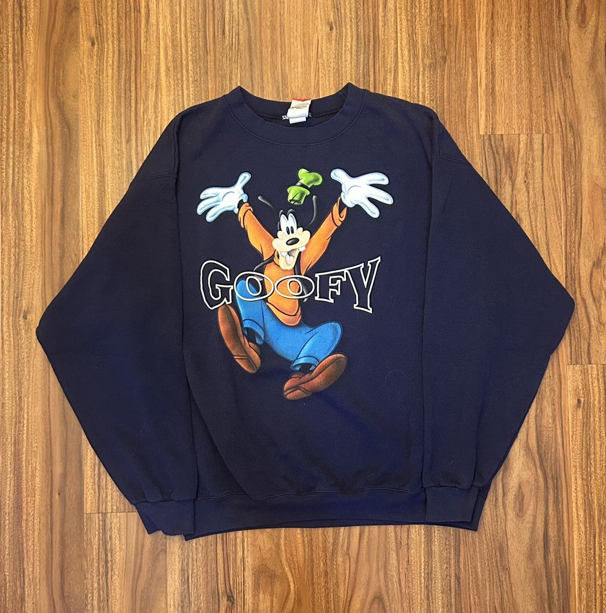 Disney Vintage Goofy Disneyland Mickey Inc Crewneck