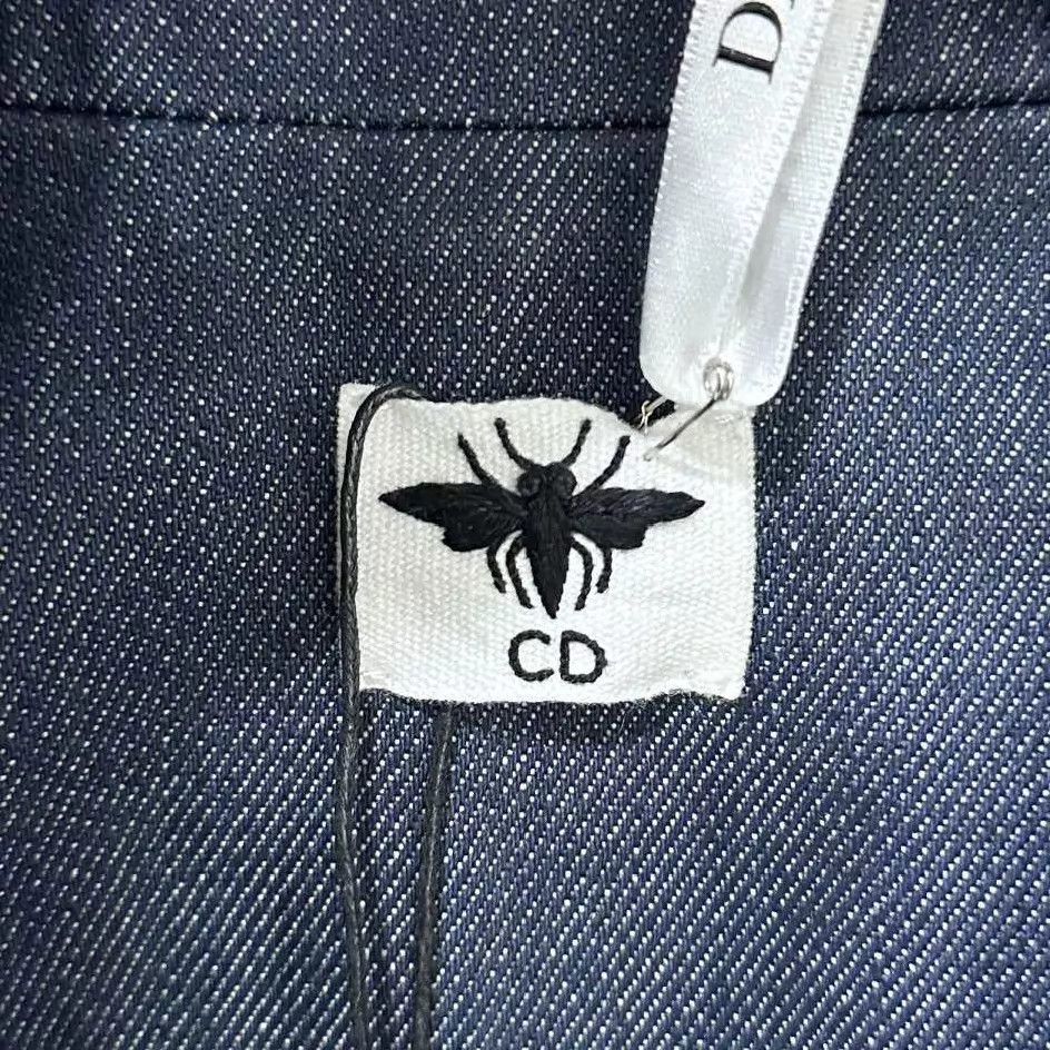 Dior Dior bee embroidery tailored denim jackets Size S / US 4 / IT 40 - 5 Thumbnail