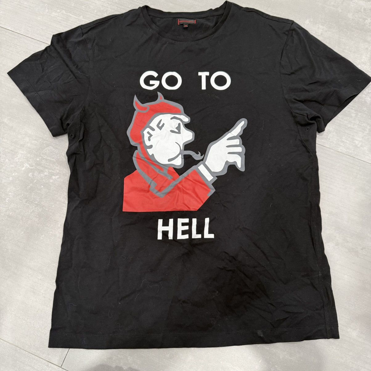 CLOT Clot Apparel Go To Hell T Shirt XL Size US XL / EU 56 / 4 - 1 Thumbnail
