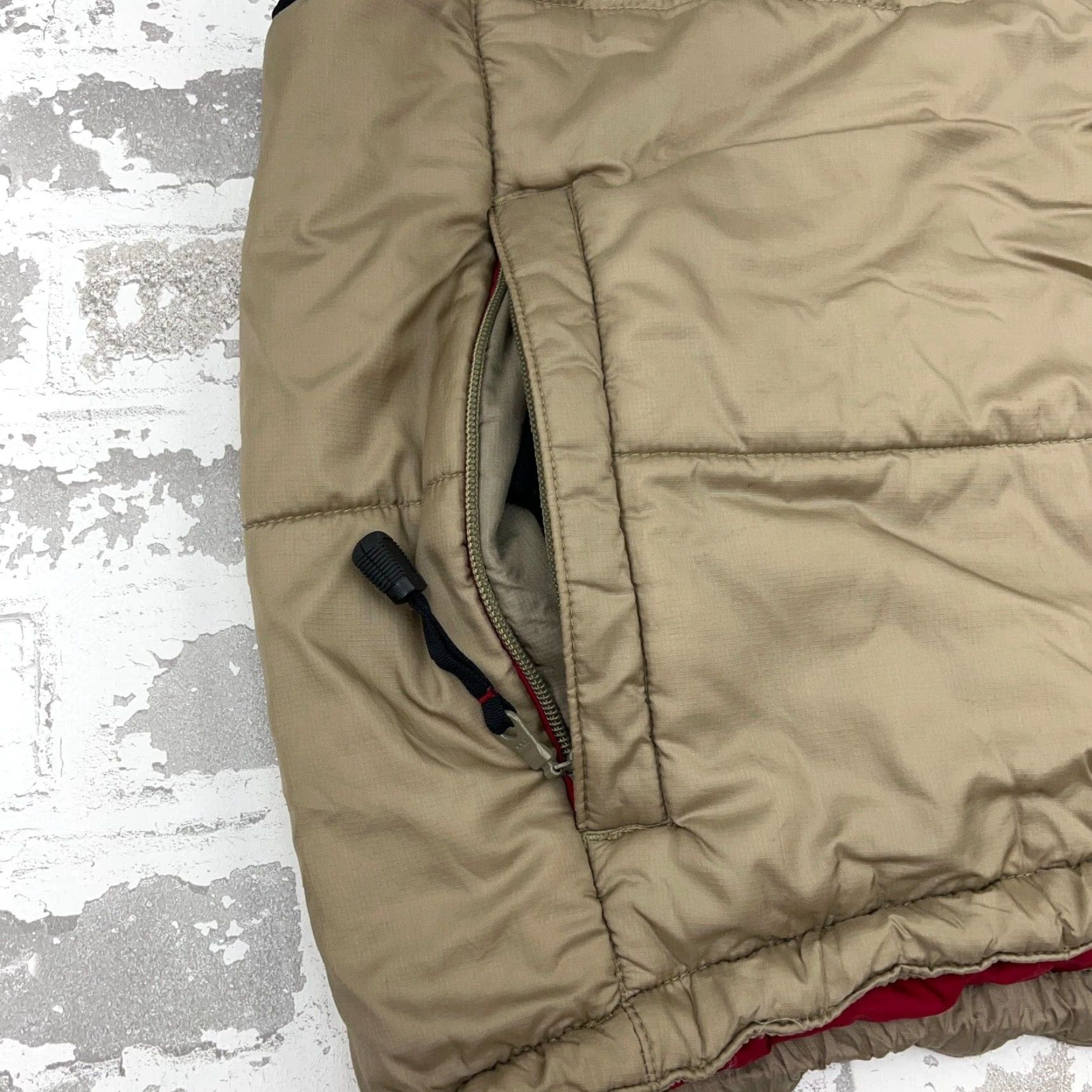 Eddie Bauer Eddie Bauer Vest Men Large Tan Brown Puffer Jacket Coat EBteck Tech Full Zip * Size US L / EU 52-54 / 3 - 5 Thumbnail