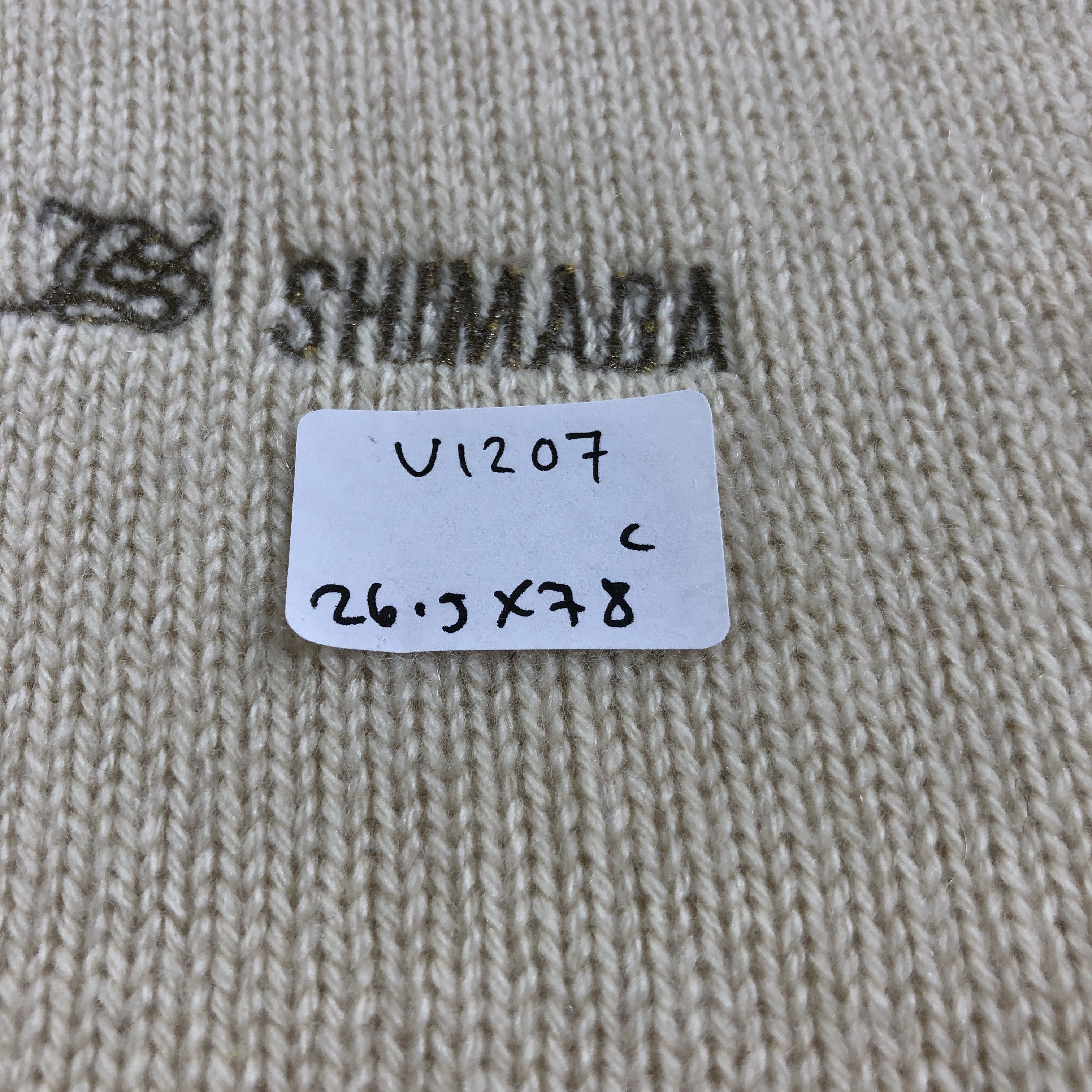 Junko Shimada Junko Shimada Cashmere Scarf Muffler V1207 Size ONE SIZE - 19 Thumbnail
