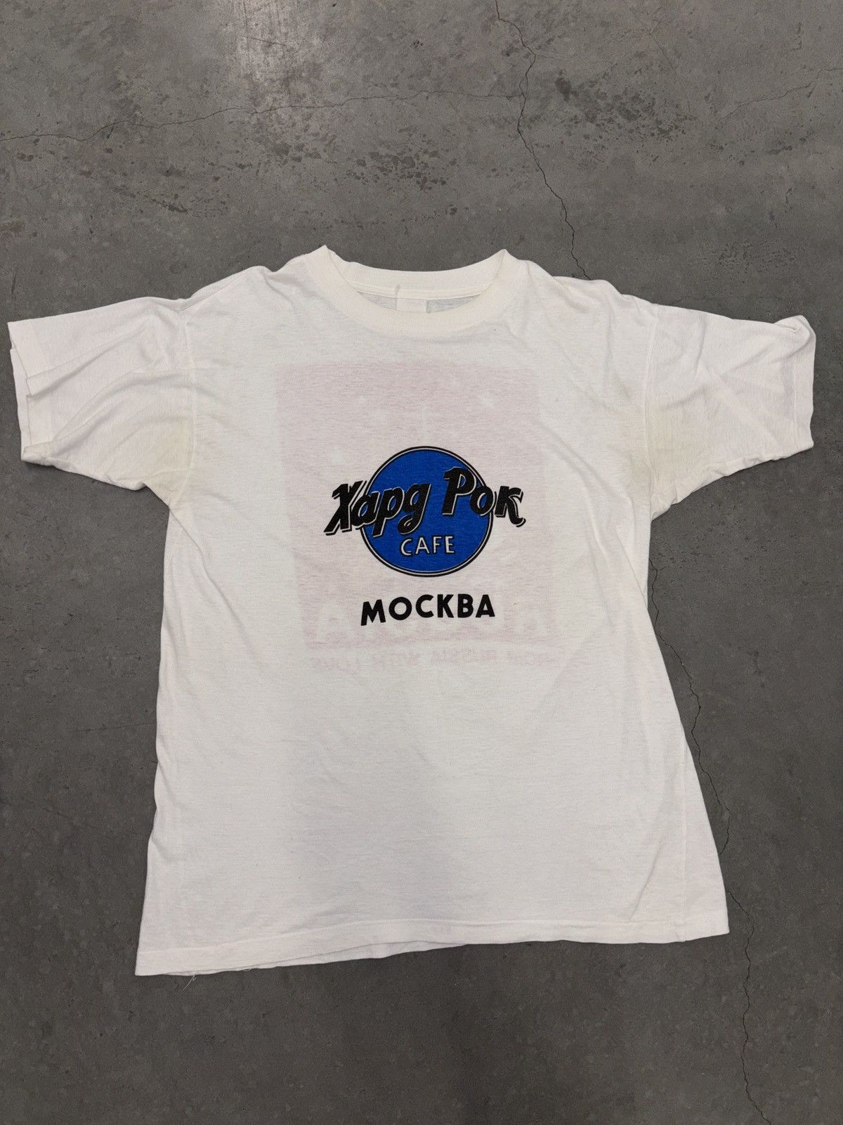 Hard Rock Cafe 80’s Russian Hard Rock Cafe T-Shirt Size US XXL / EU 58 / 5 - 2 Thumbnail