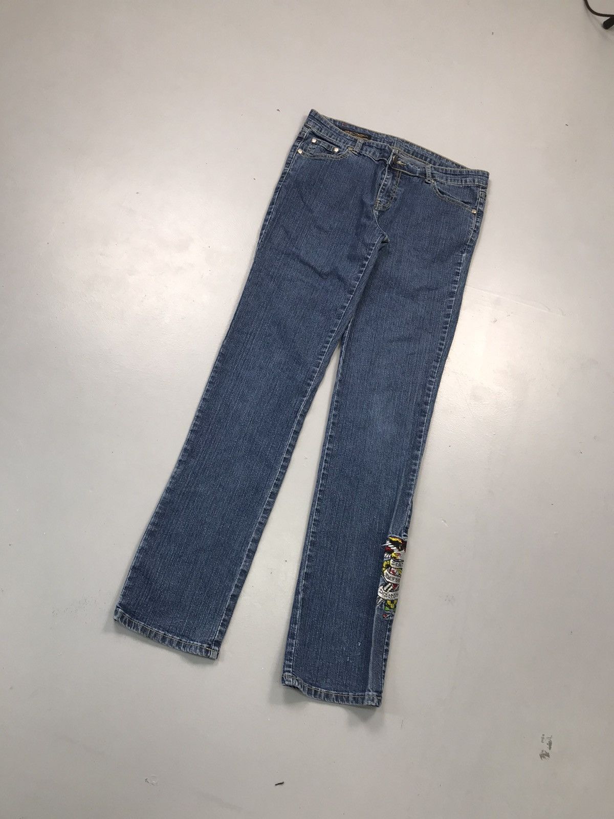 Ed Hardy Vintage Ed hardy embroidered denim Size 32" / US 10 / IT 46 - 3 Thumbnail